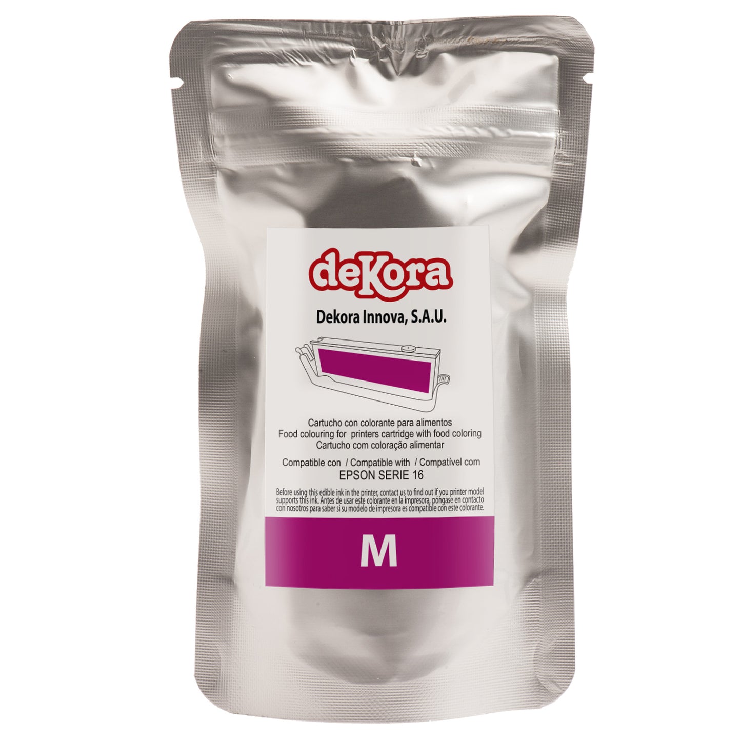 MAGENTA EDIBLE INK CARTRIDGE FOR EPSON SERIE 16