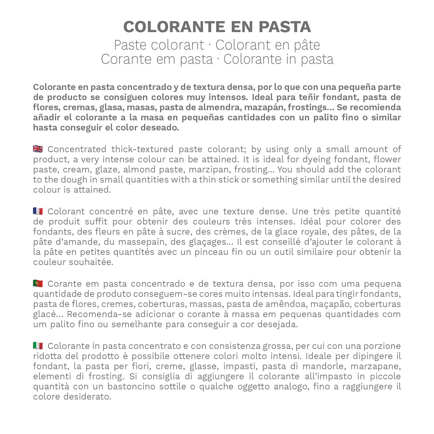 COLORANTE IN PASTA VERDE 30G