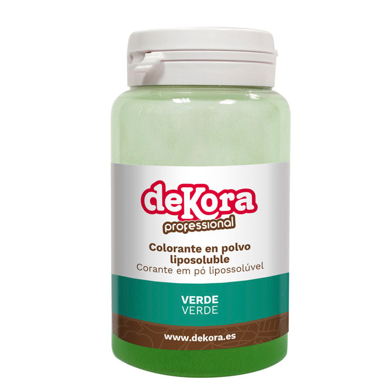 COLORANTE LIPOSOLUBLE VERDE EN POLVO 25G