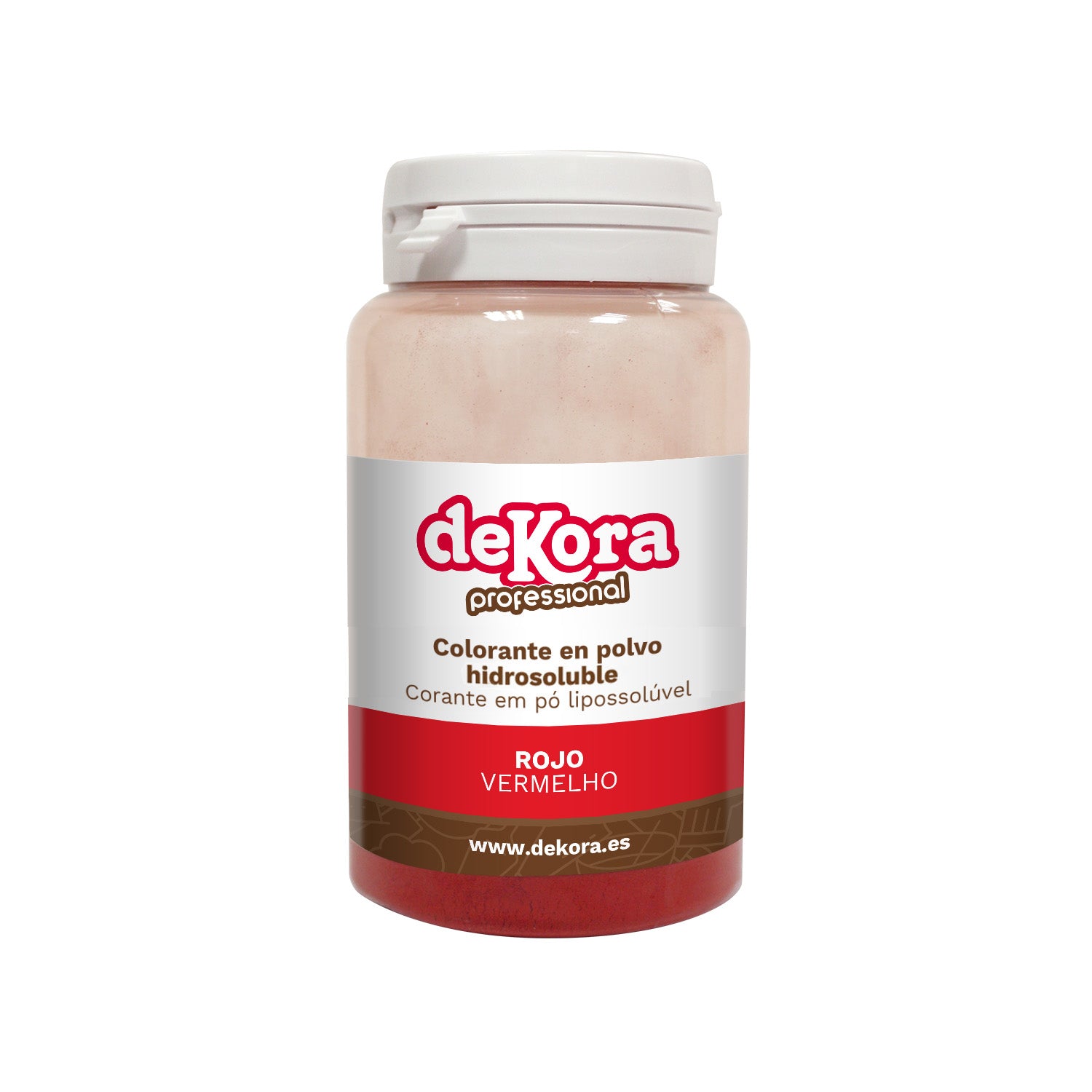 WATER-SOLUBLE IN POWDER COLORANT RED 25GR