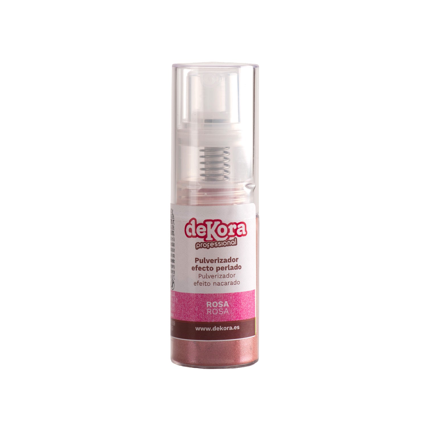 PINK POWDER SPRAY WITH PEARL EFFECT WITHOUT E171