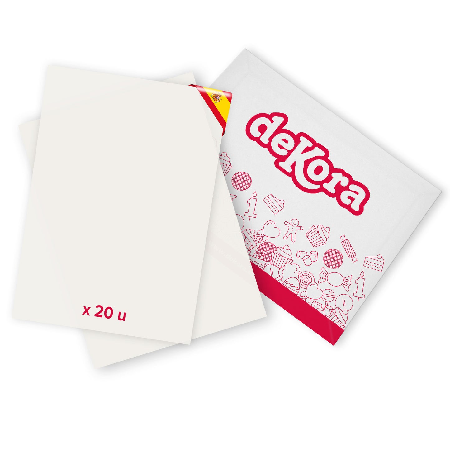 20 LAMINAS COMESTIBLES A3 ZERO SIN E171