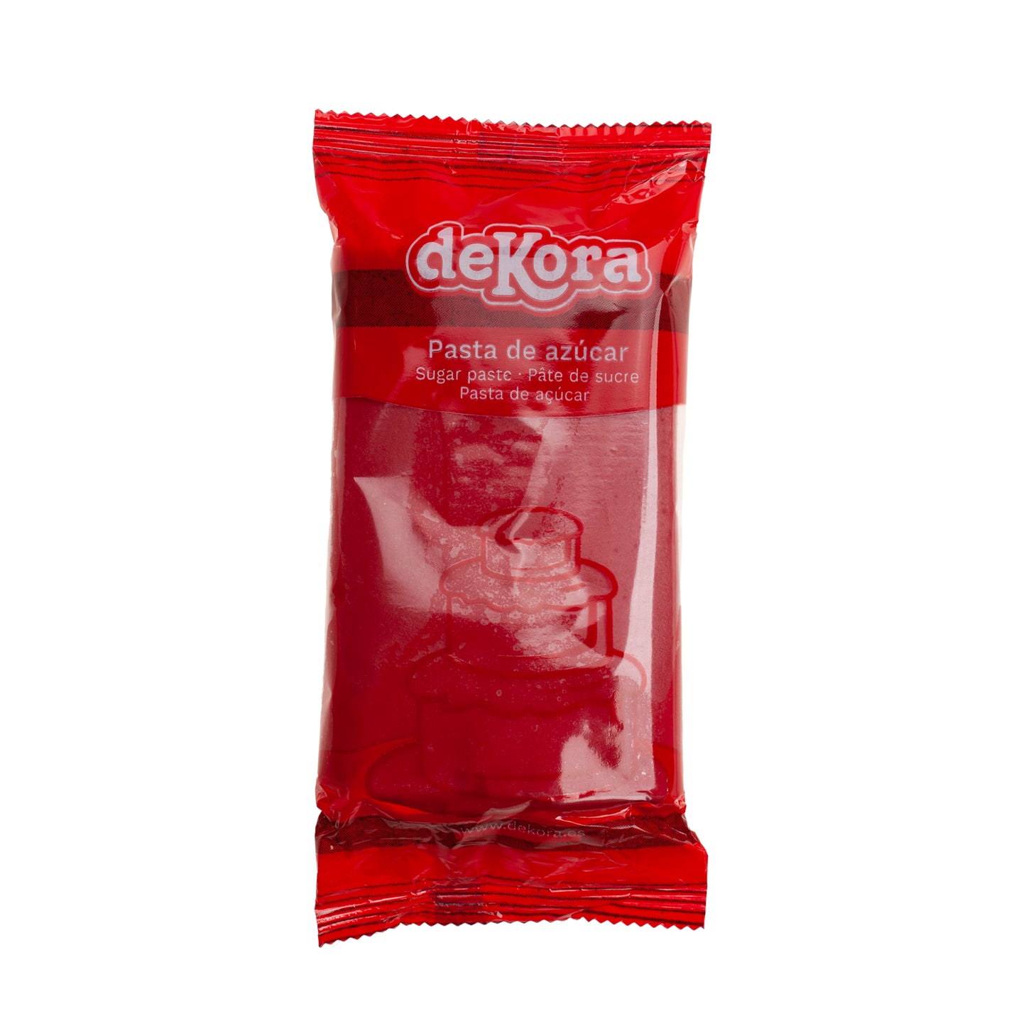 PASTA DI ZUCCHERO/FONDANT ROSSO 250 GR