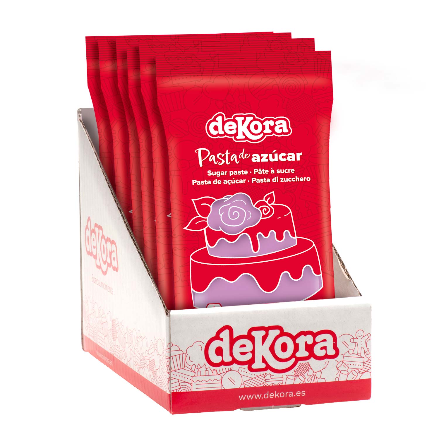 PASTA DI ZUCCHERO/FONDANT ROSA 150GR