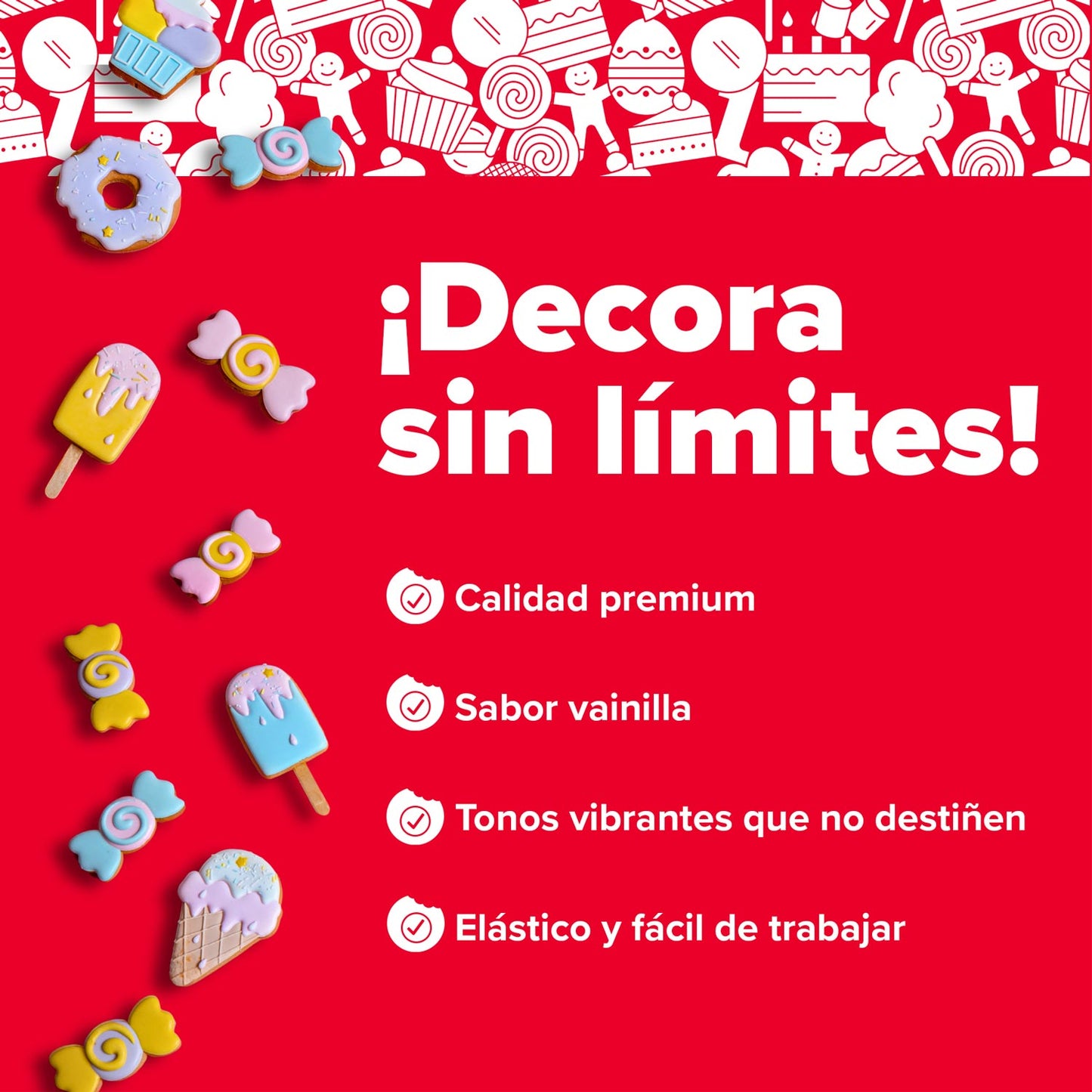 PASTA DI ZUCCHERO/FONDANT ROSA 150GR