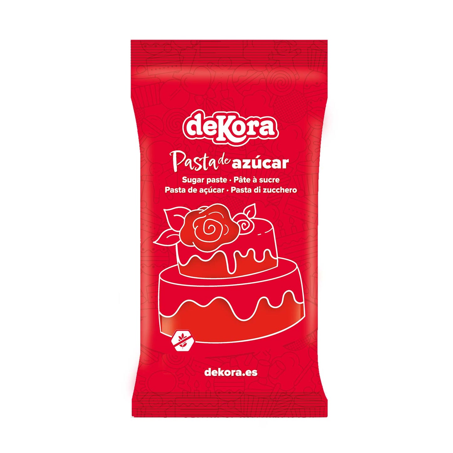 PÂTE DE SUCRE/FONDANT ROUGE 150 GR