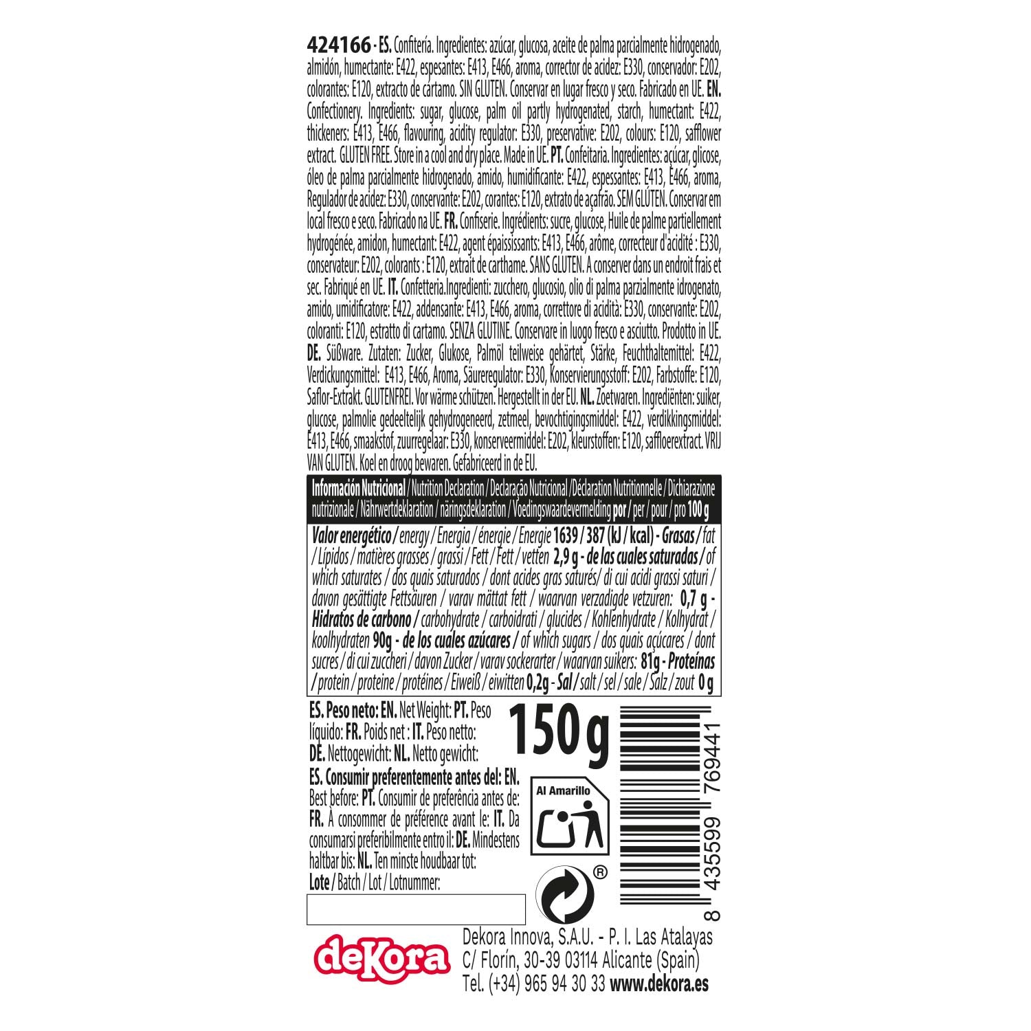 PÂTE DE SUCRE/FONDANT ROUGE 150 GR