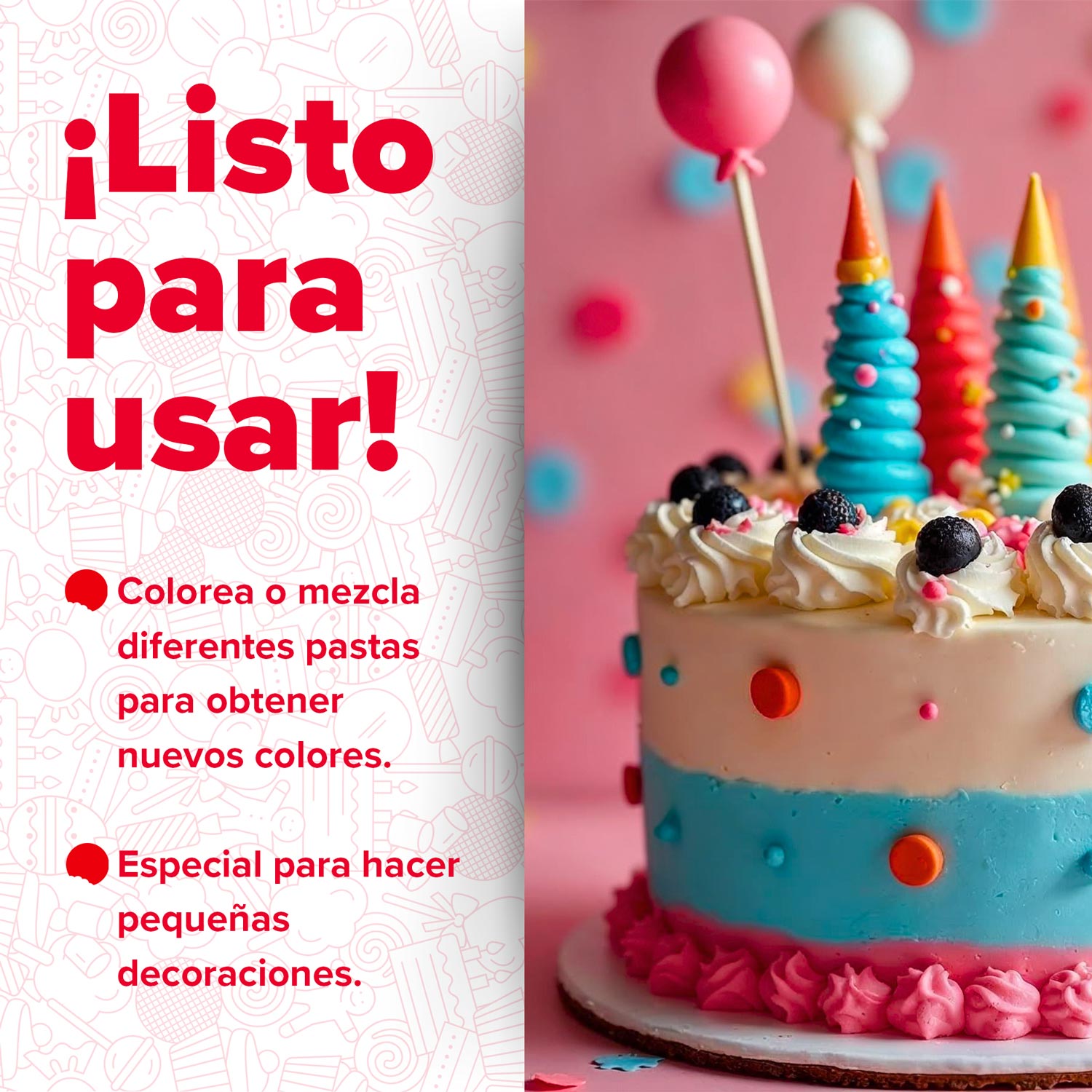 PASTA DE AÇÚCAR/FONDANT VERMELHO 150GR