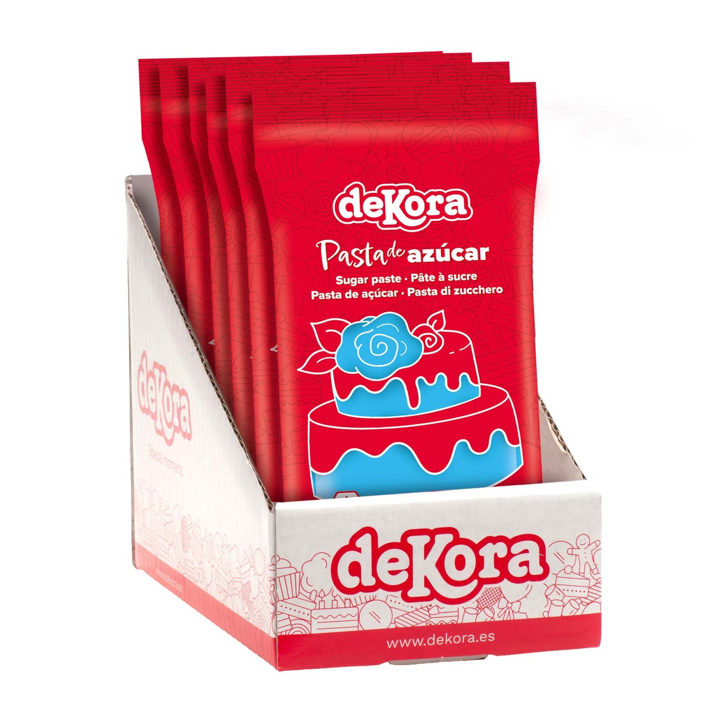 PASTA DI ZUCCHERO/FONDANT BLU 150GR