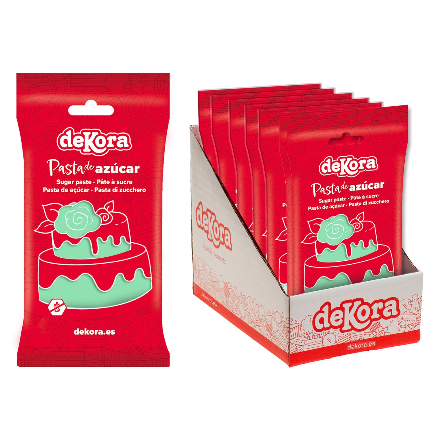 FONDANT MINT GREEN  250 GR