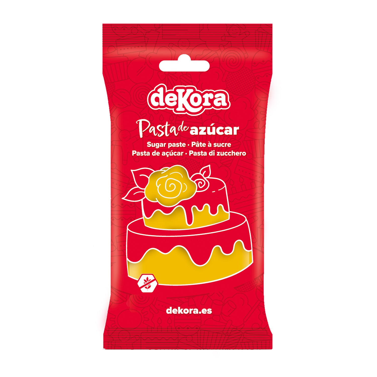 FONDANT AMARELO GOTAS DE SOL 250 GR