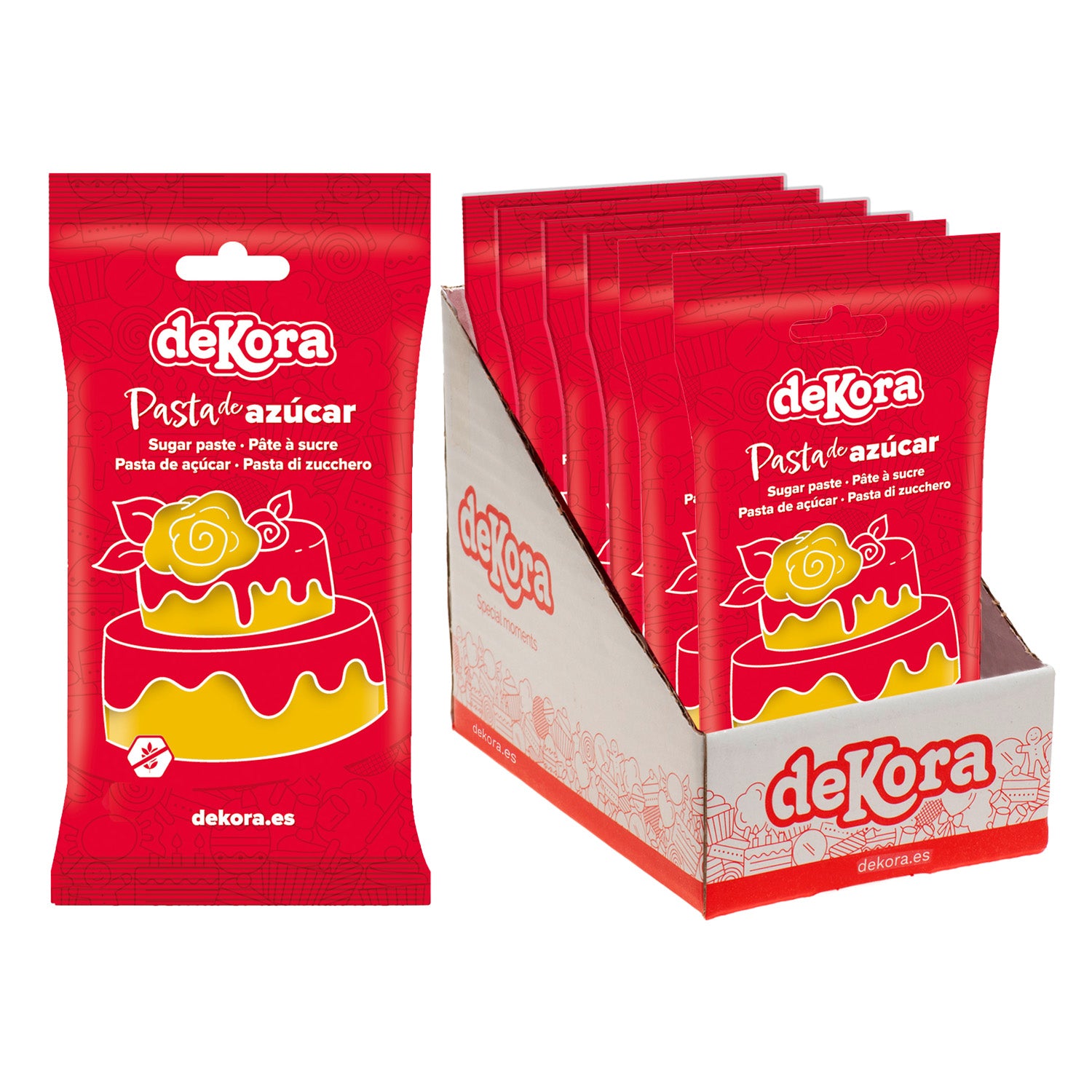 FONDANT GIALLO GOCCE DI SOLE 250 GR