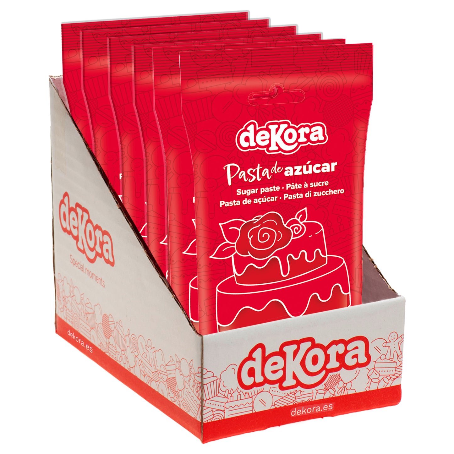 FONDANT PASSION RED 250GR