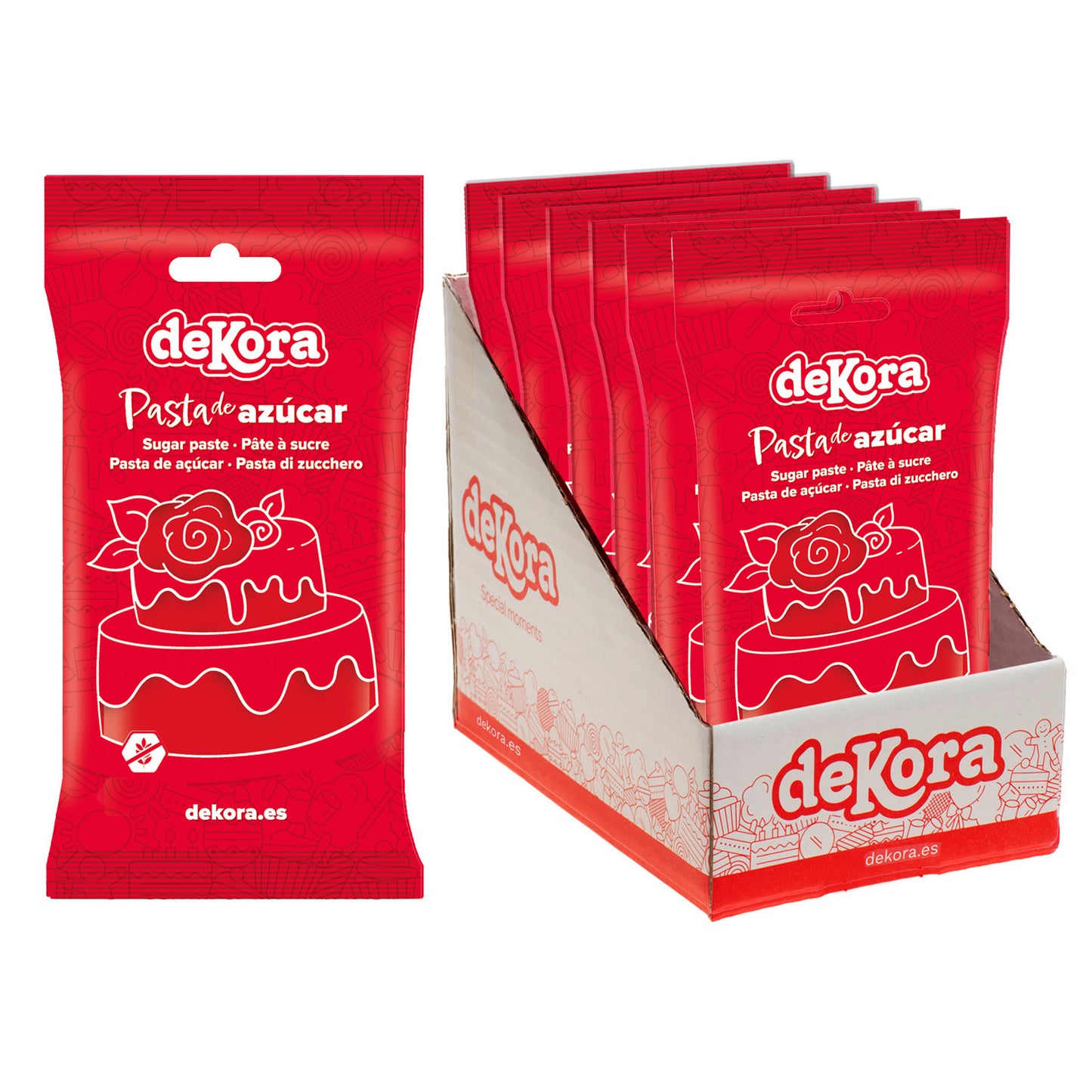 FONDANT PASSION RED 250GR