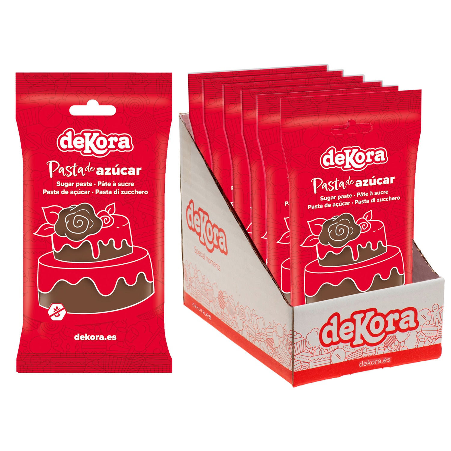 MOCHA BROWN FONDANT 250 GR