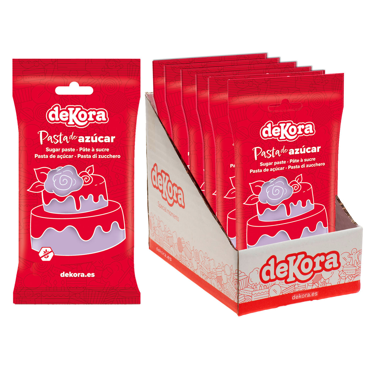 FONDANT LILA LILAC BLOOM 250 GR