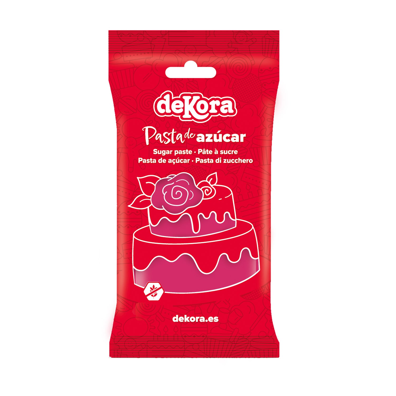 FONDANT ROSA CHICLETE 250 GR