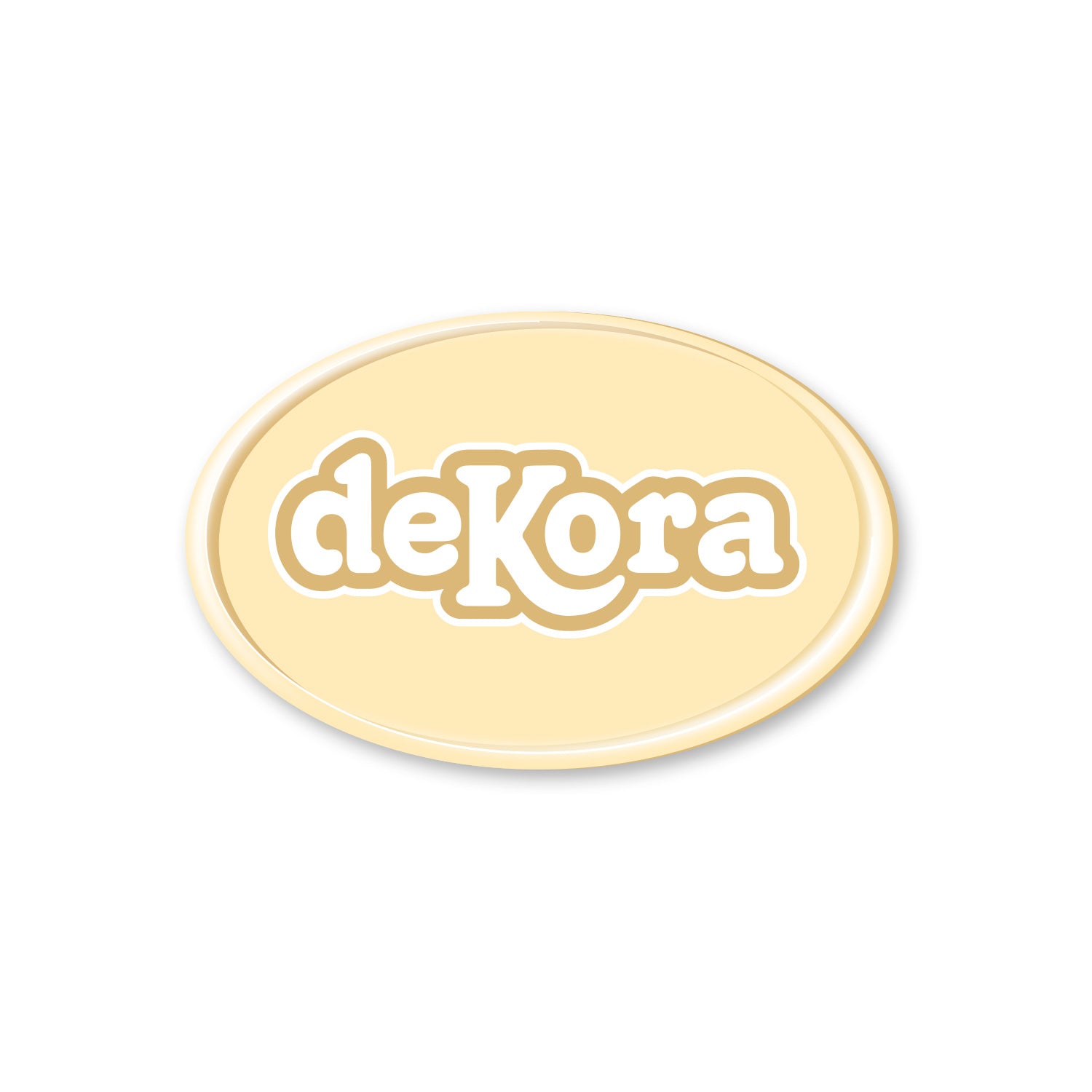 LETRERO CHOCOLATE BLANCO PERSONALIZADO 1 COLOR
