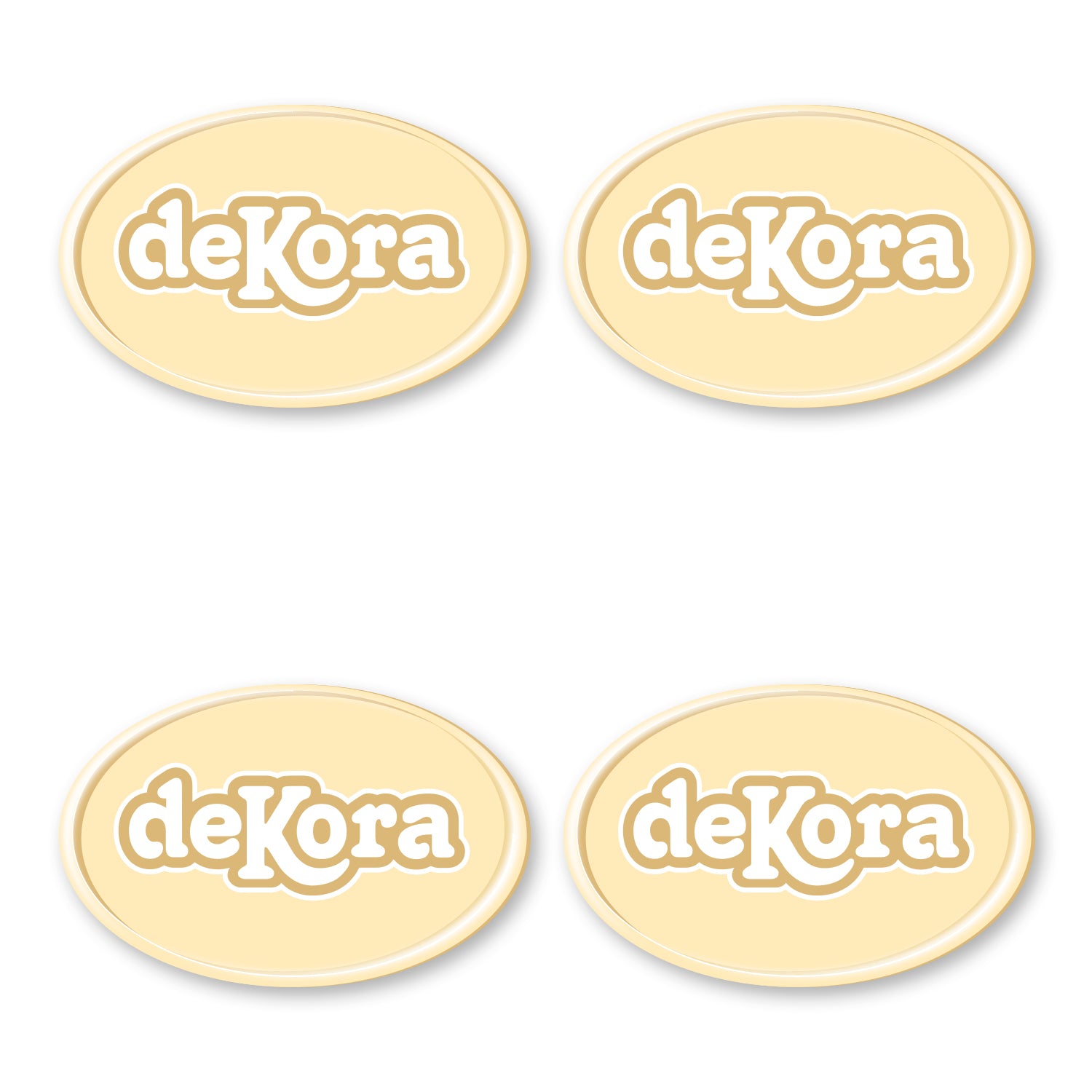 SEGNO DI CIOCCOLATO BIANCO PERSONALIZZATO 1 COLORE