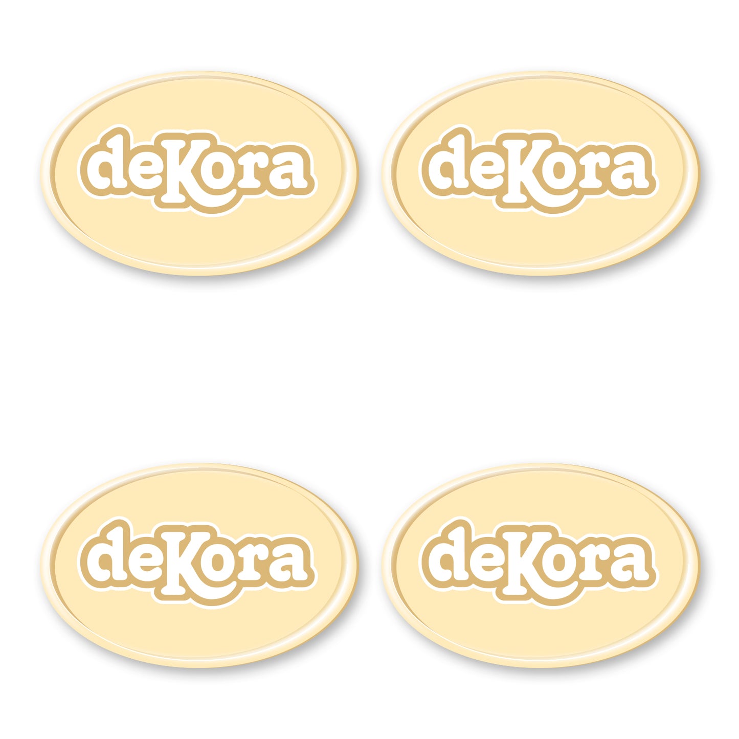 LETRERO CHOCOLATE BLANCO PERSONALIZADO 1 COLOR