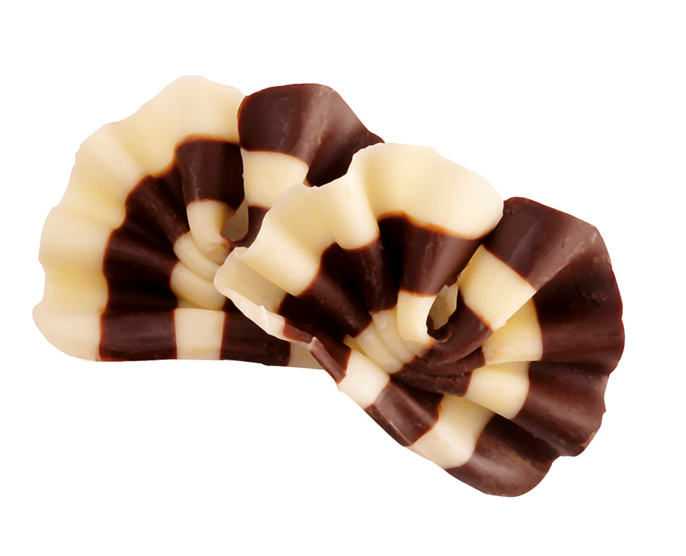 MINI VENTAGLI CIOCCOLATO BIANCO/FONDENTE