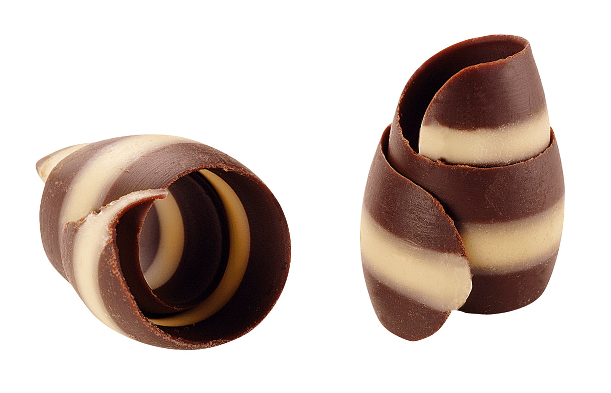 ROSES WHITE AND DARK CHOCOLATE Ø 14-15MM 500GR