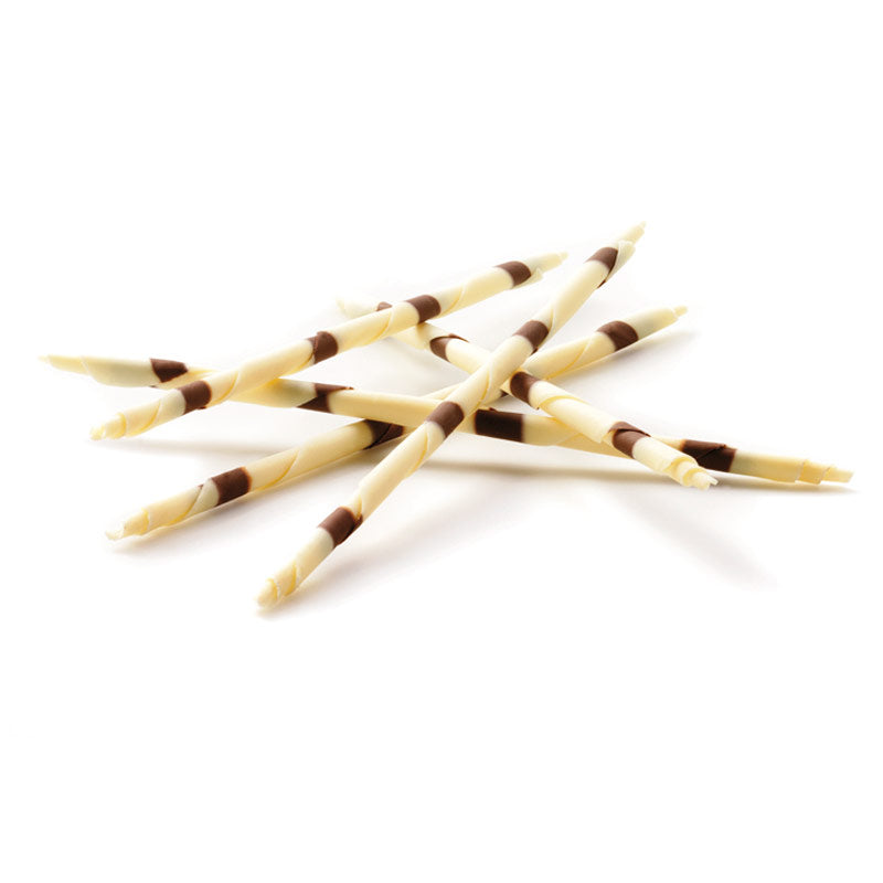 PANATELLA DE CHOCOLATE BLANCO CON RAYAS NEGRAS