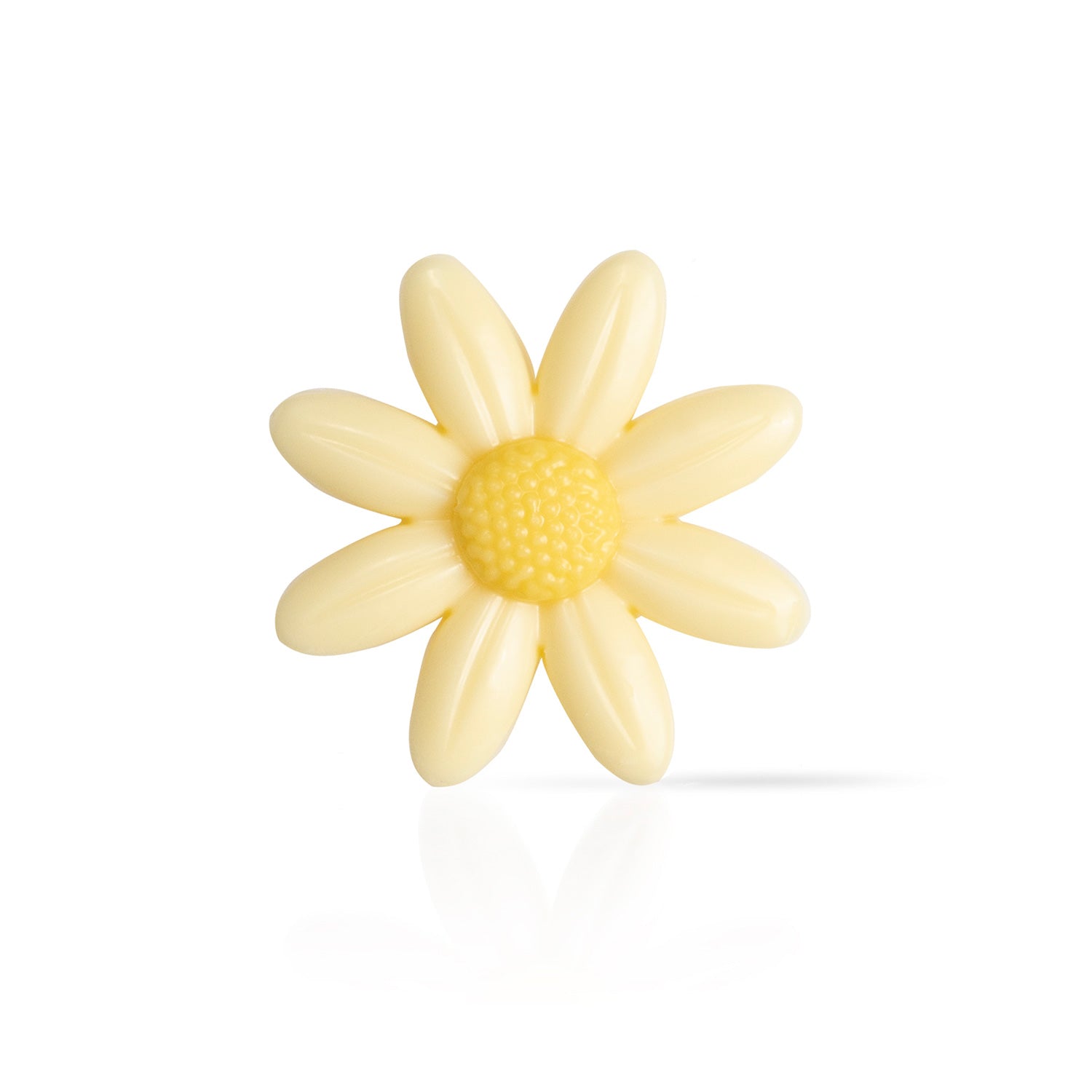 WHITE CHOCOLATE DAISY FLOWER XL Ø 34MM