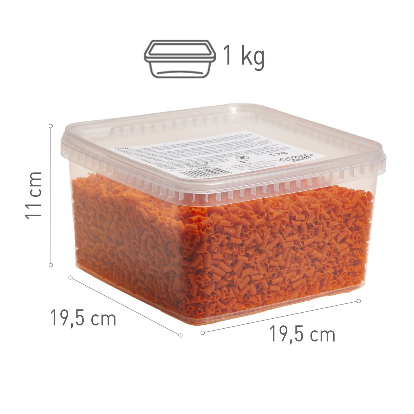 RIZO DE CHOCOLATE SABOR NARANJA 1KG