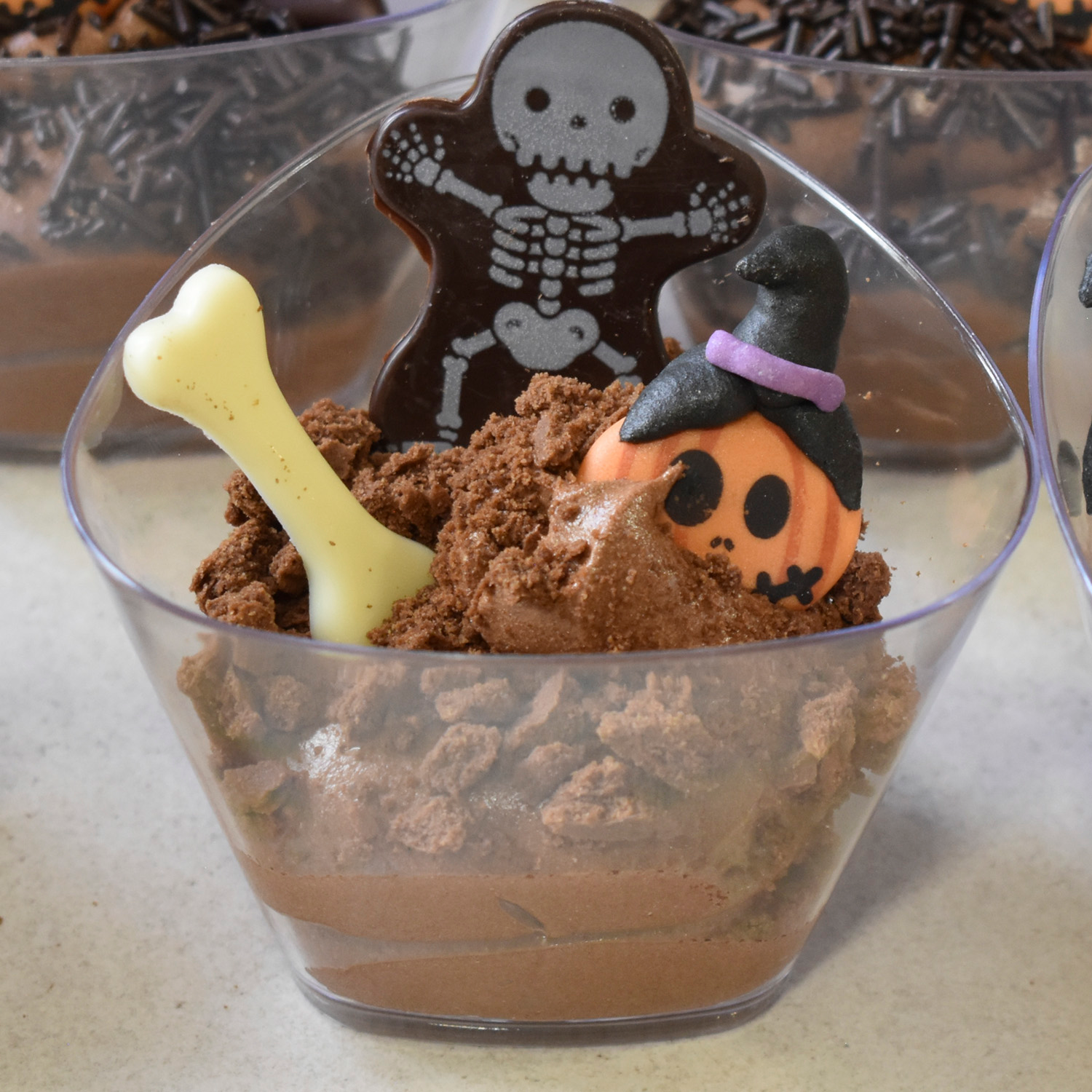 SCHELETRO HALLOWEEN CIOCCOLATO FONDENTE 46X36.6MM