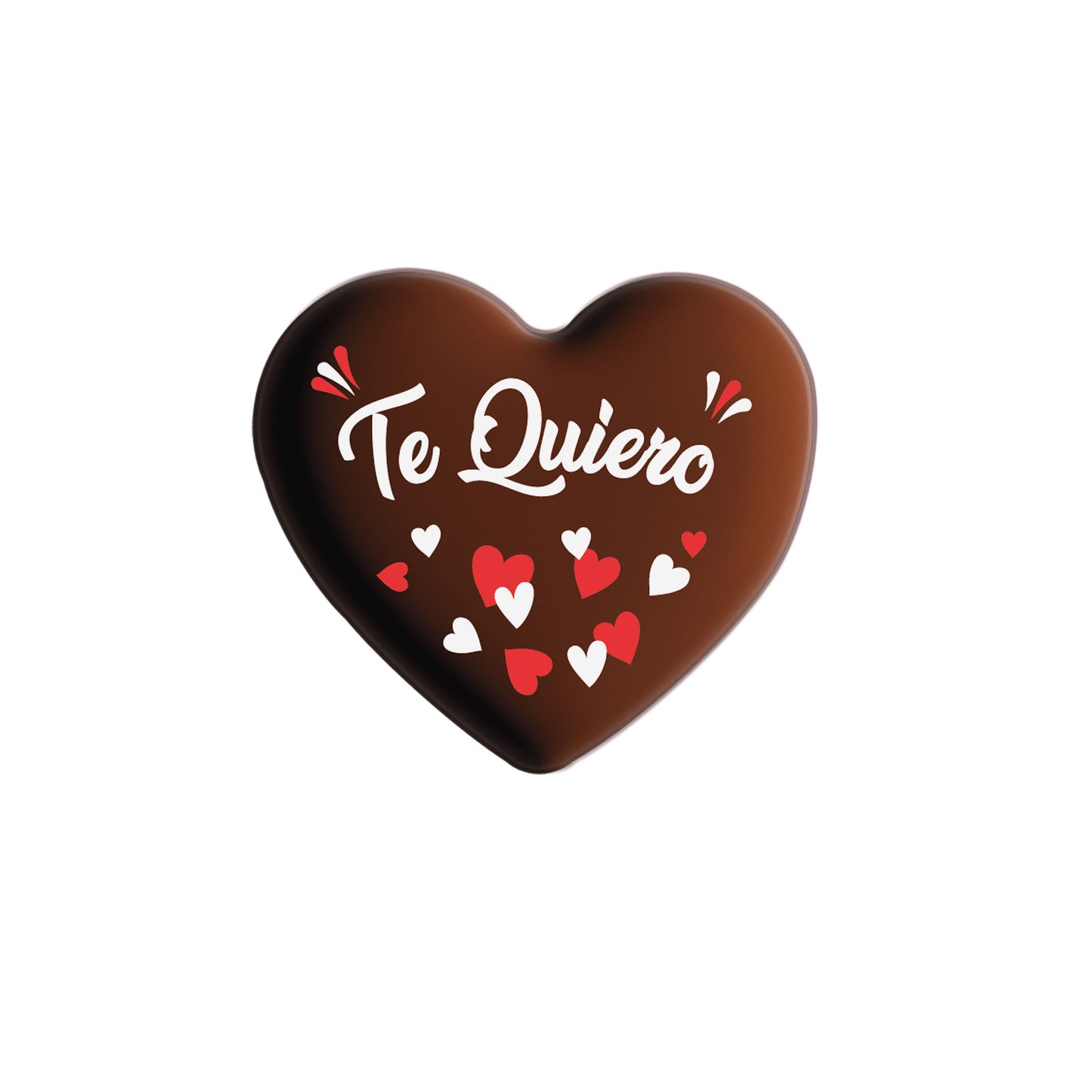 CUORE CIOCCOLATO FONDENTE TE QUIERO 50X44MM