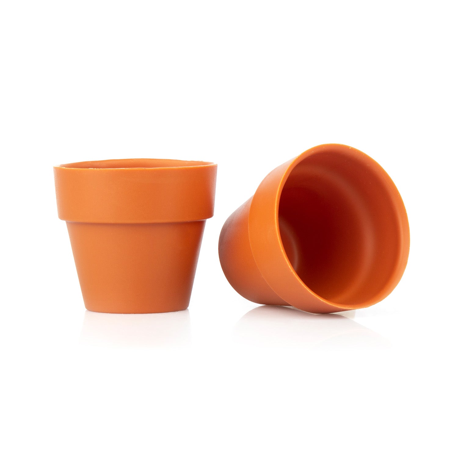 MACETERO MARRÓN GRANDE DE CHOCOLATE BLANCO H5MM