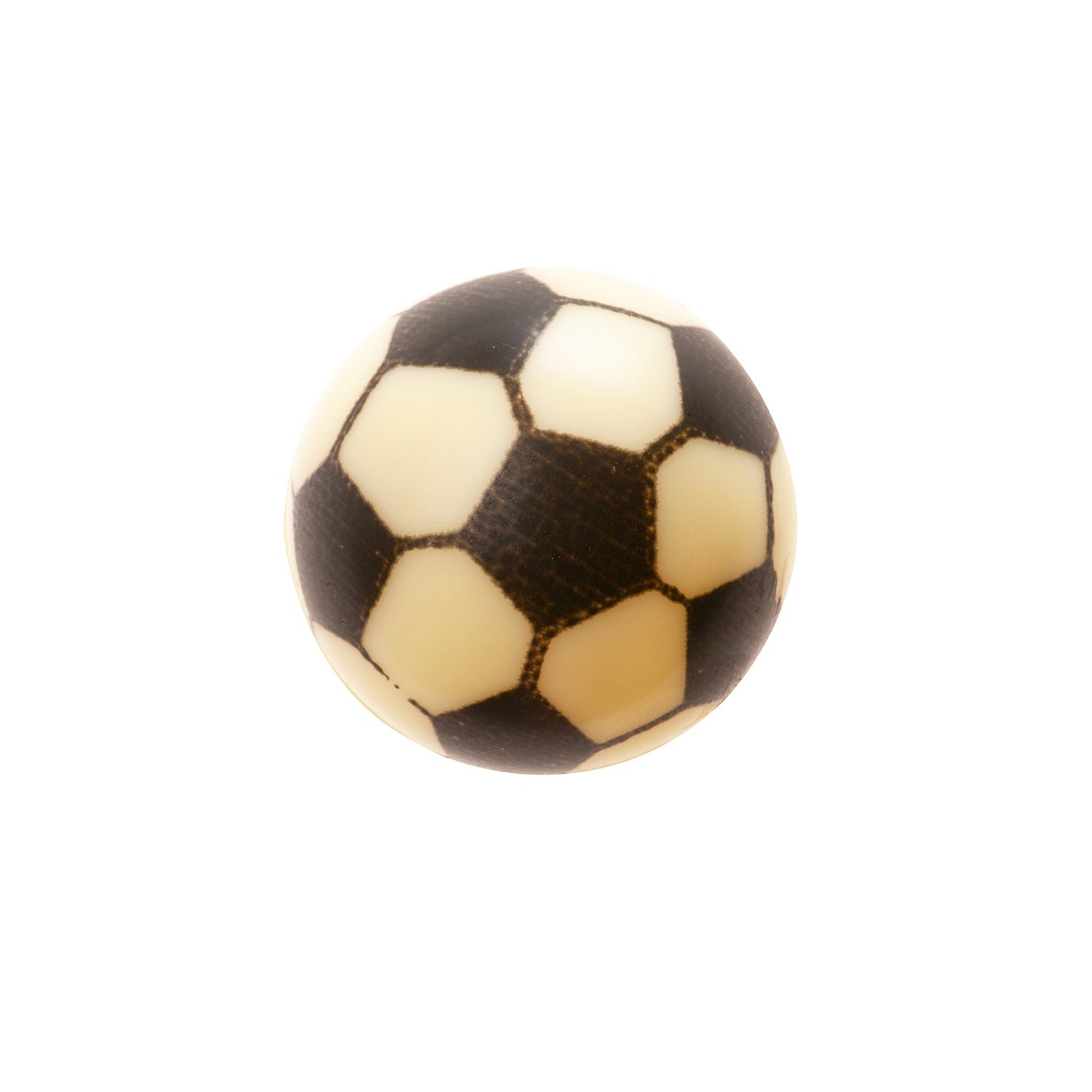 PALLONE DA CALCIO 3D IN CIOCCOLATO BIANCO Ø30MM