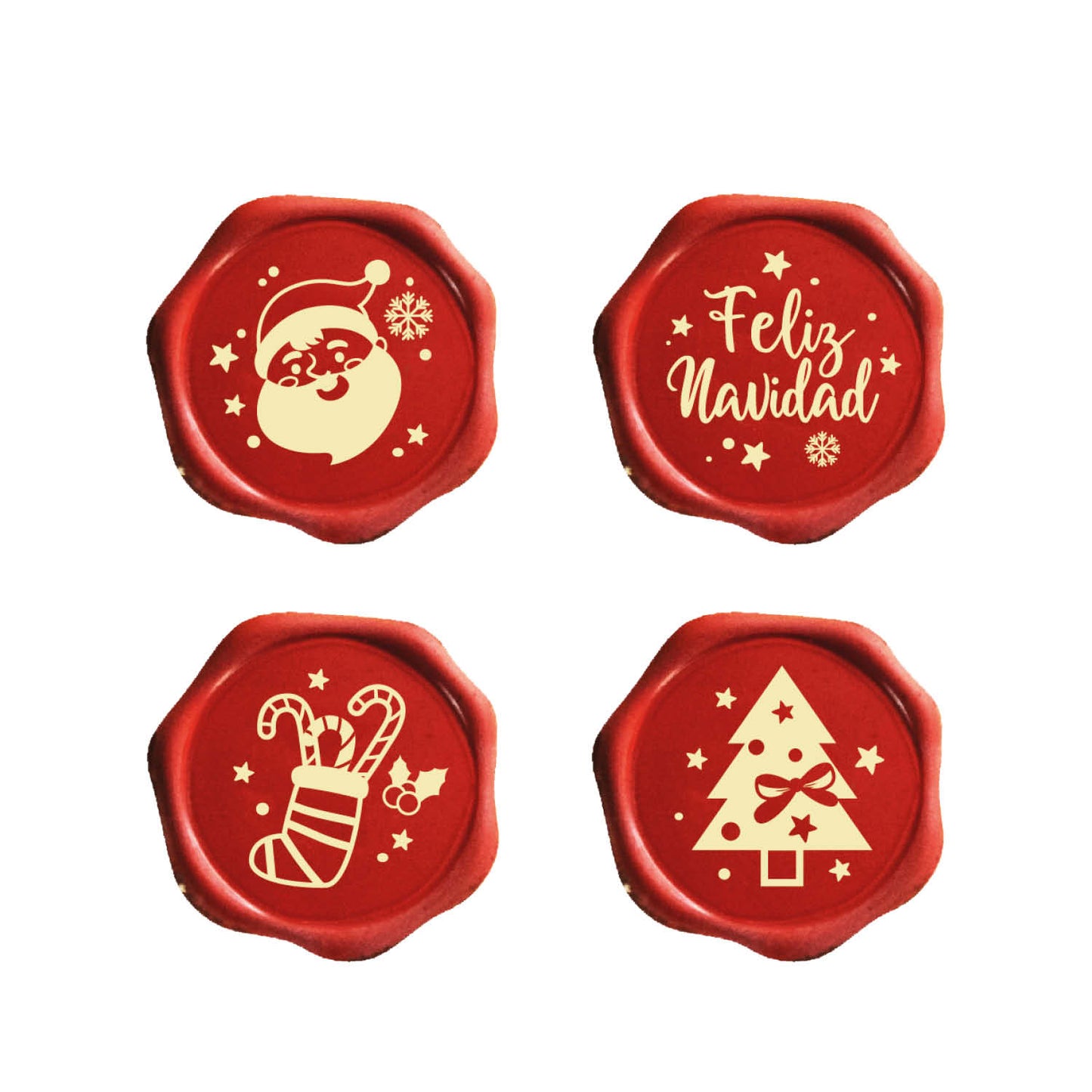 MERRY CHRISTMAS WHITE CHOCOLATE ASSORTMENT Ø 34MM