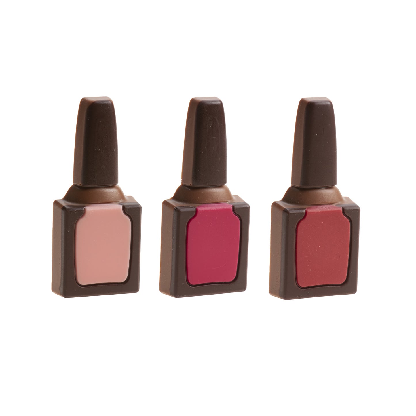 MILK CHOCOLATE NAIL POLISH DECORATION 35X73MM