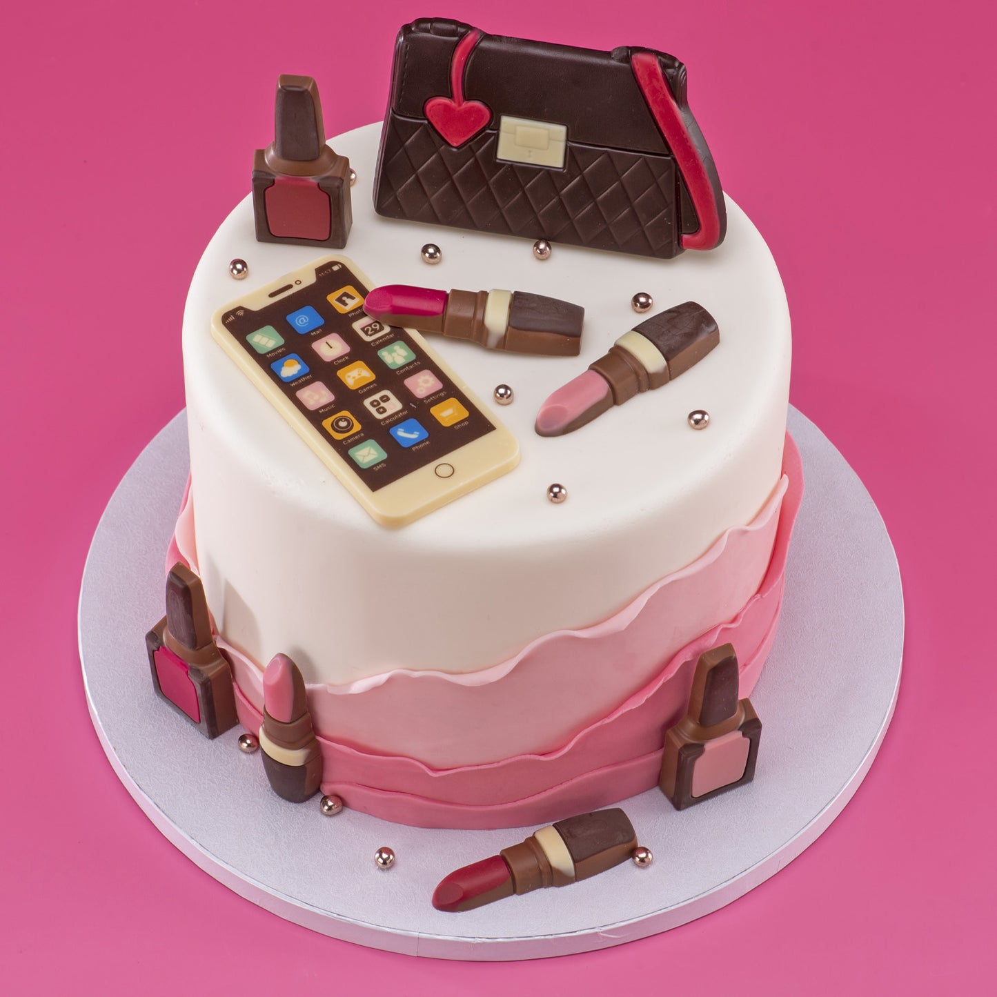 MILK CHOCOLATE NAIL PAINT DECORATION 72X20MM