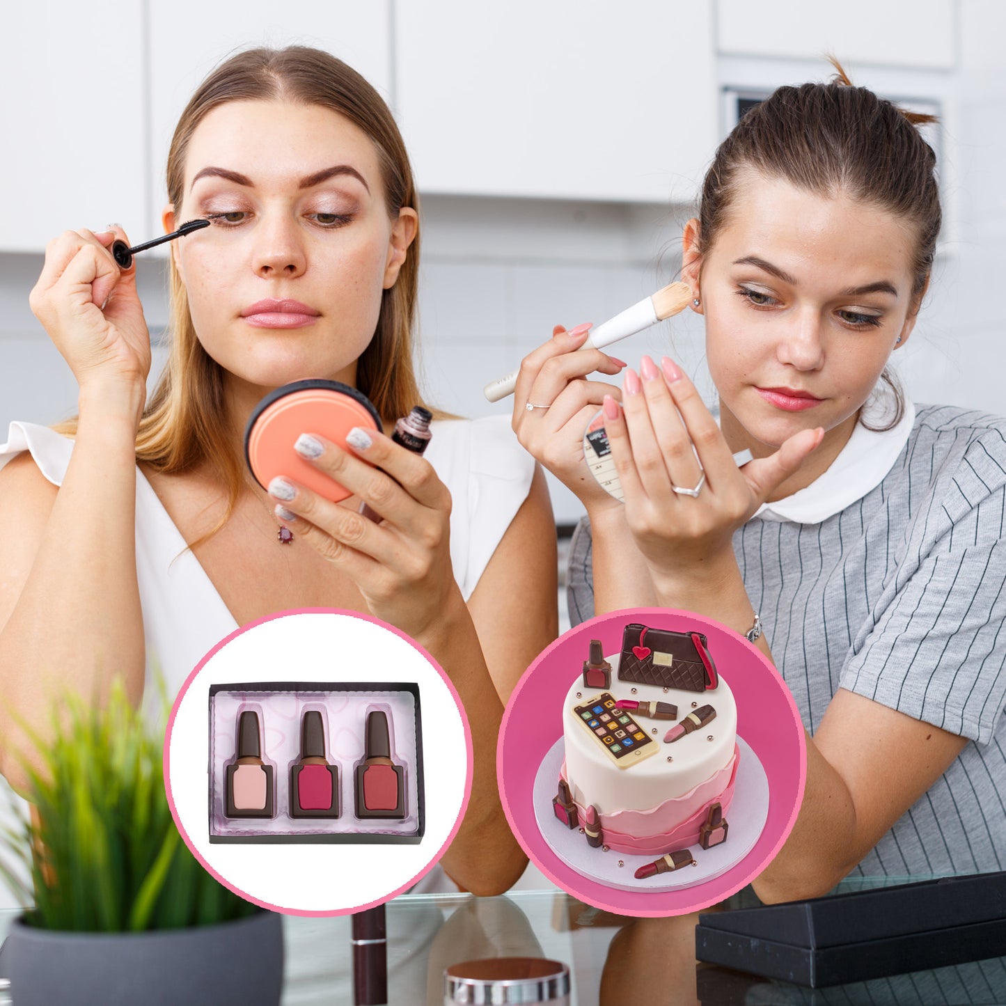 MILK CHOCOLATE NAIL PAINT DECORATION 72X20MM