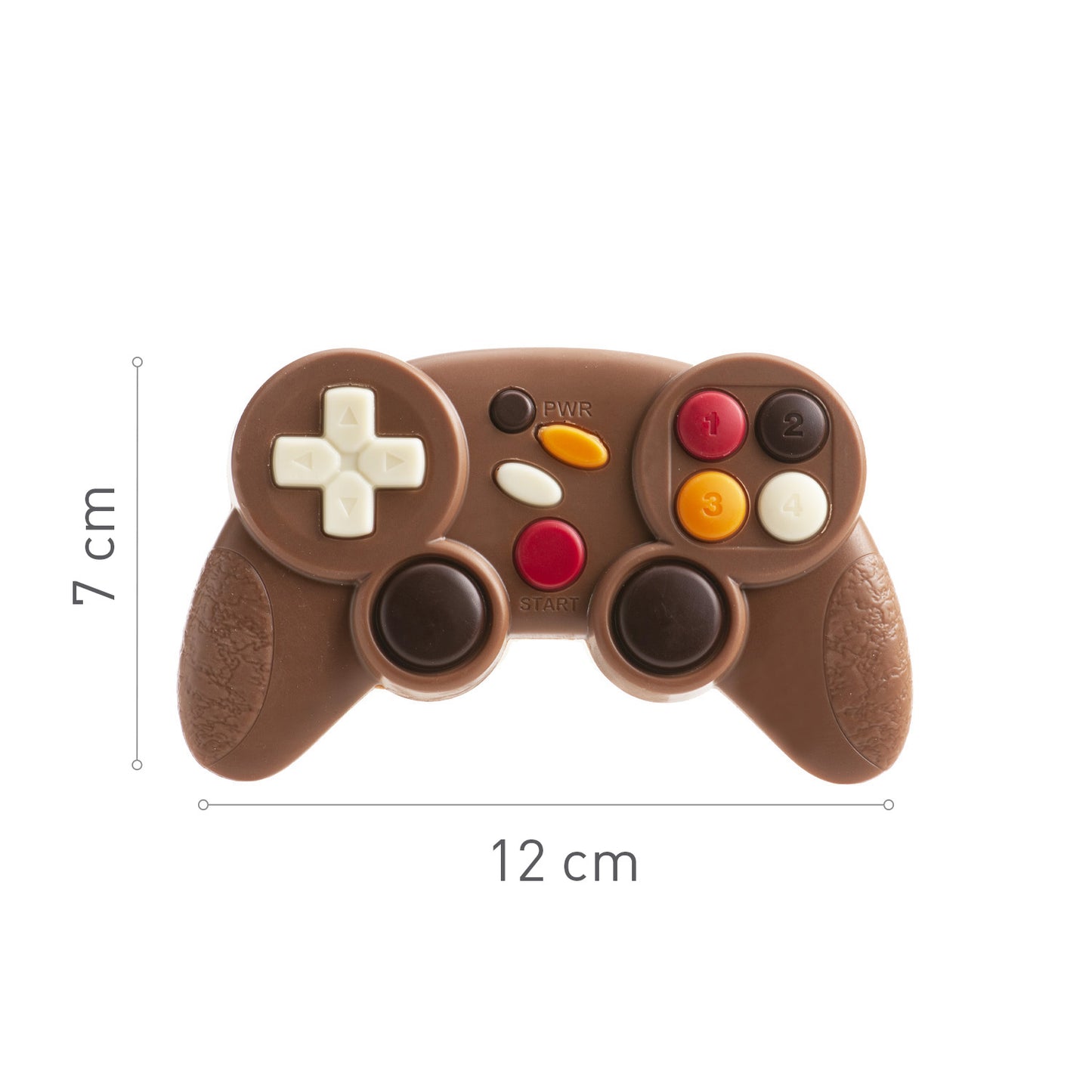 MILK CHOCOLATE DECORATION CONTROL 70X12MM