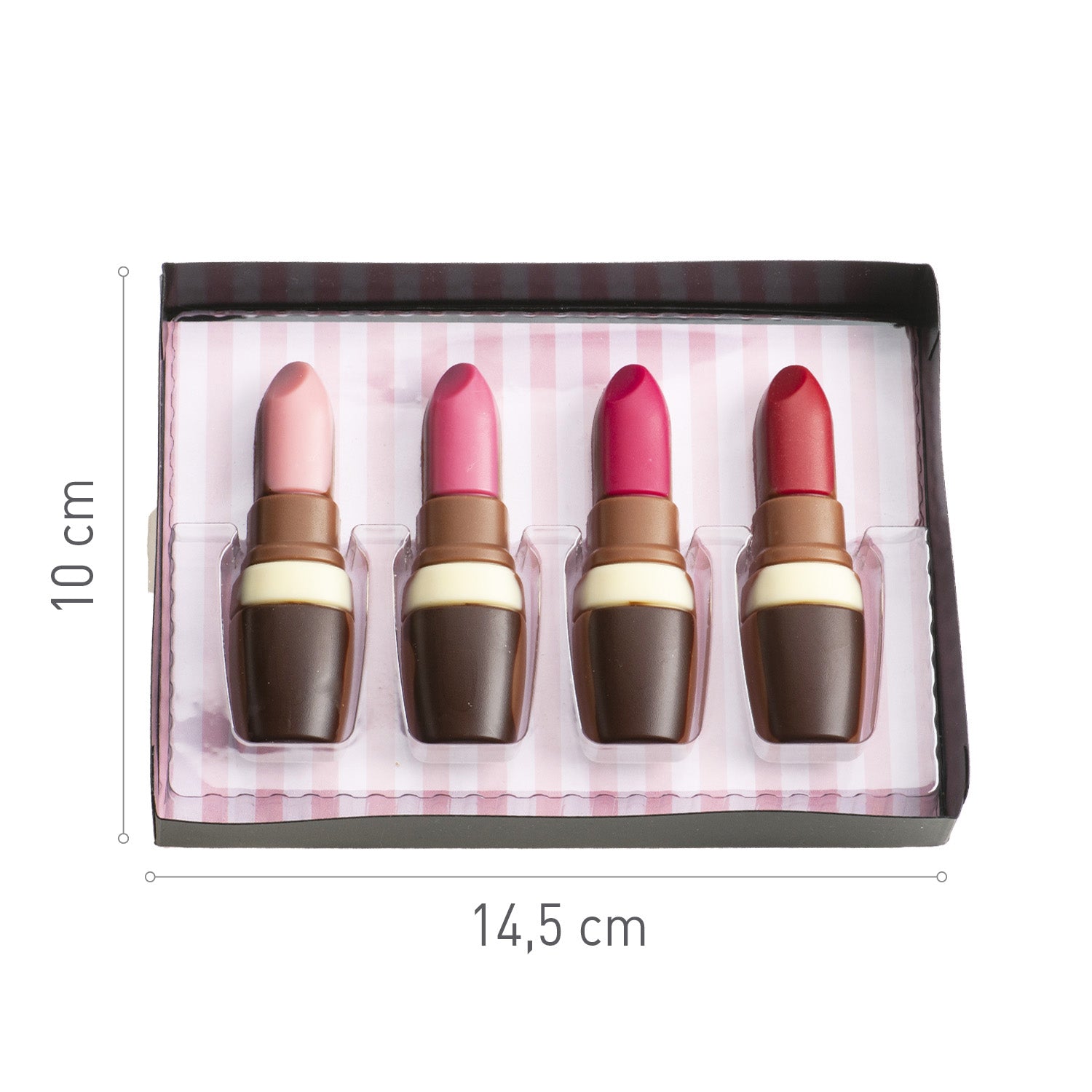 DECORAÇÃO BATOM CHOCOLATE DE LEITE 73X20CM