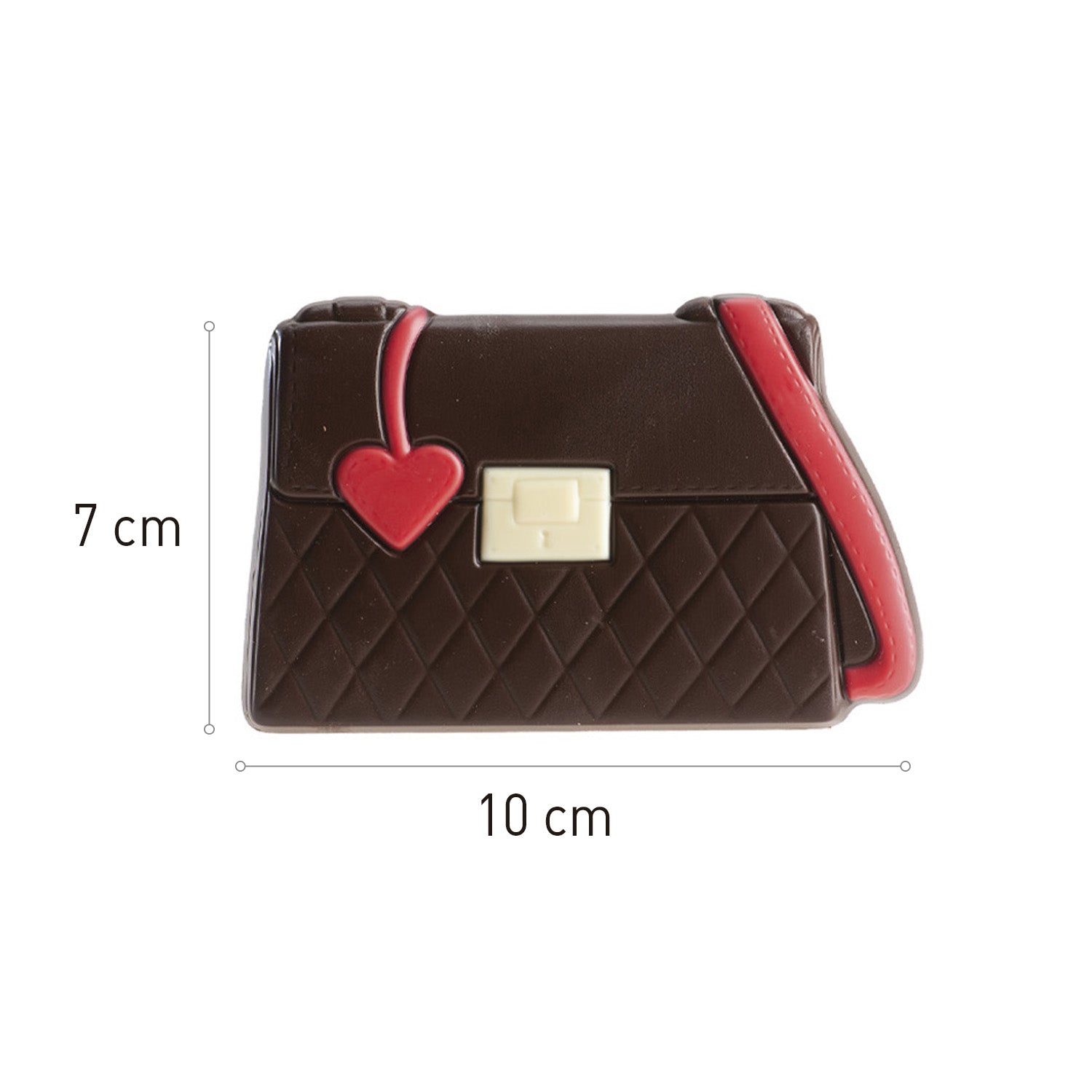 MINI BAG DECORAZIONE CIOCCOLATO AL LATTE 77X121MM