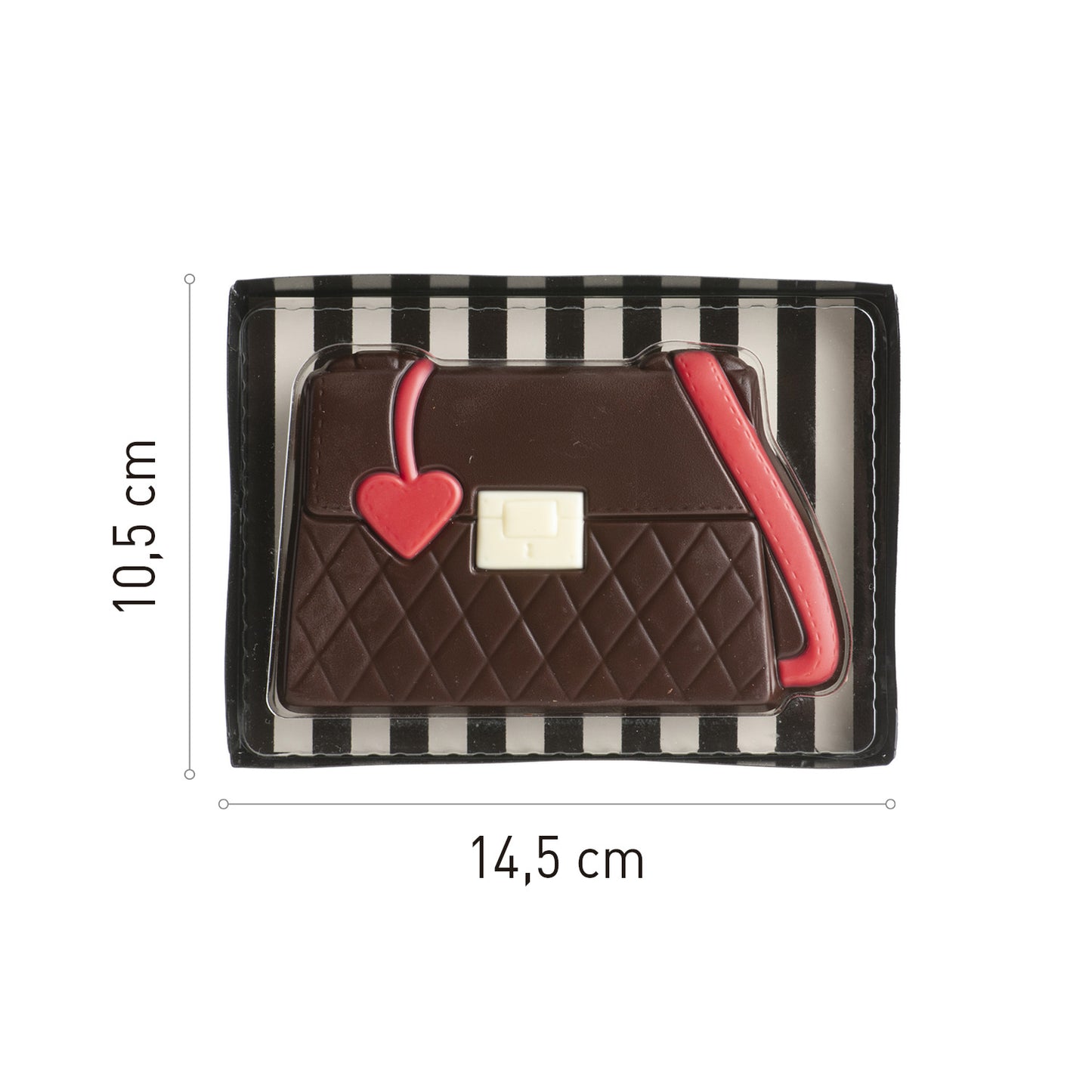 MINI BAG DECORAZIONE CIOCCOLATO AL LATTE 77X121MM