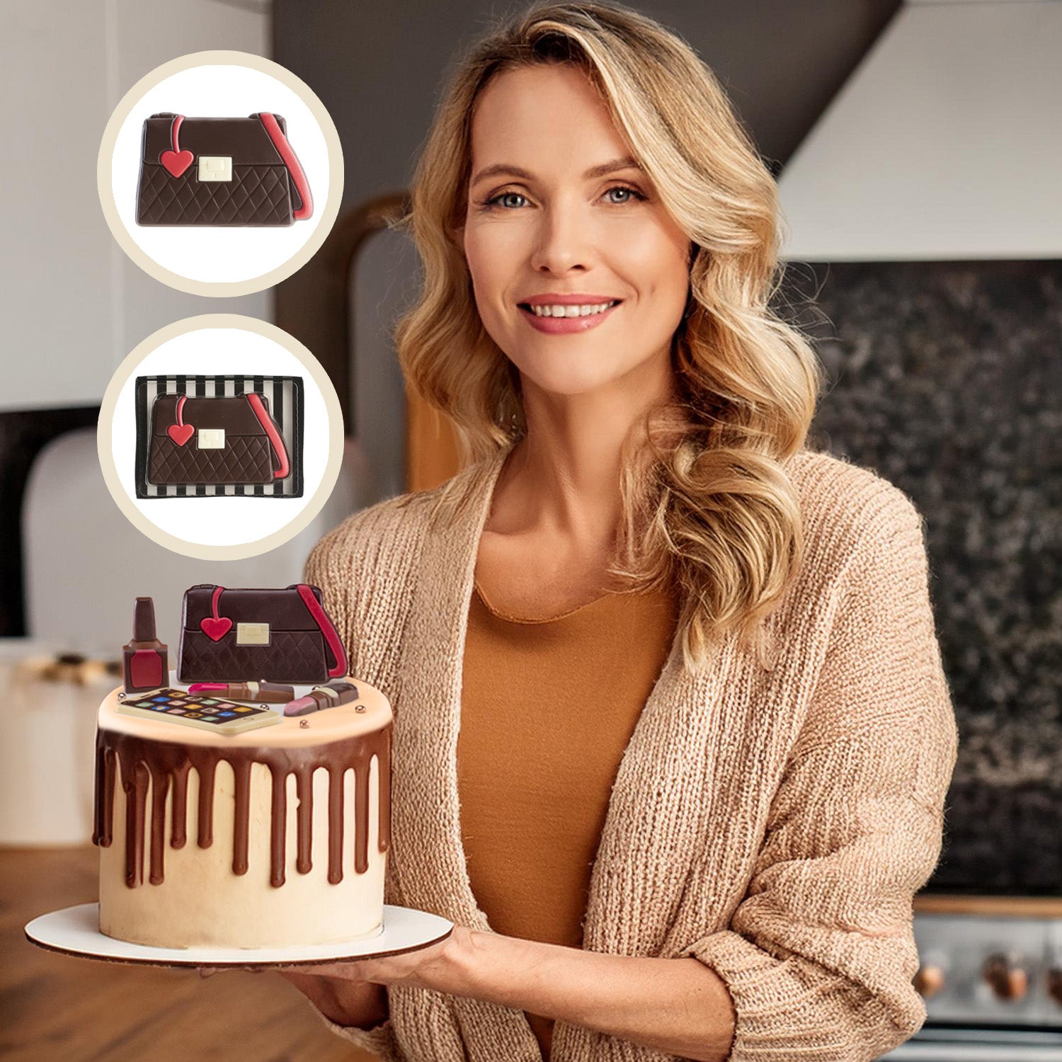 MINI BAG DECORAZIONE CIOCCOLATO AL LATTE 77X121MM