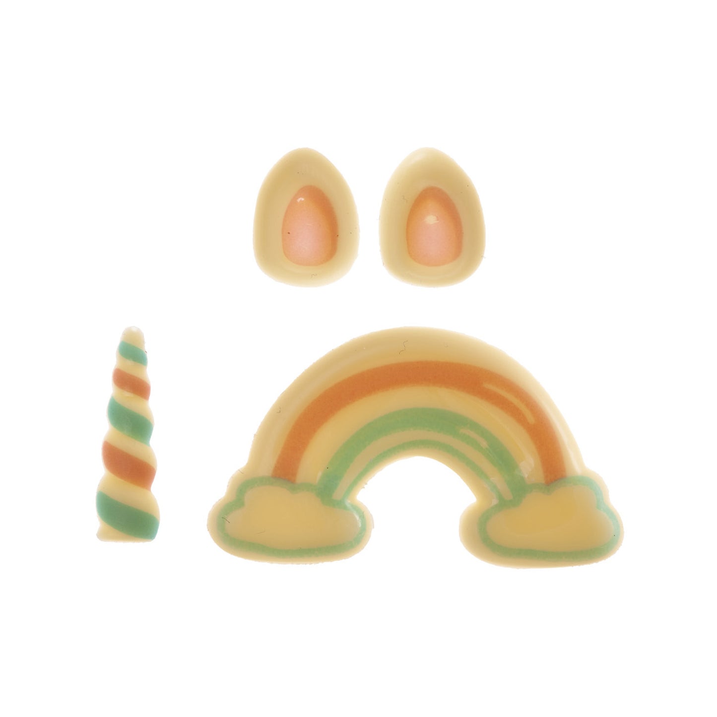 ASSORTIMENTO UNICORNI DI CIOCCOLATO BIANCO 20-40MM