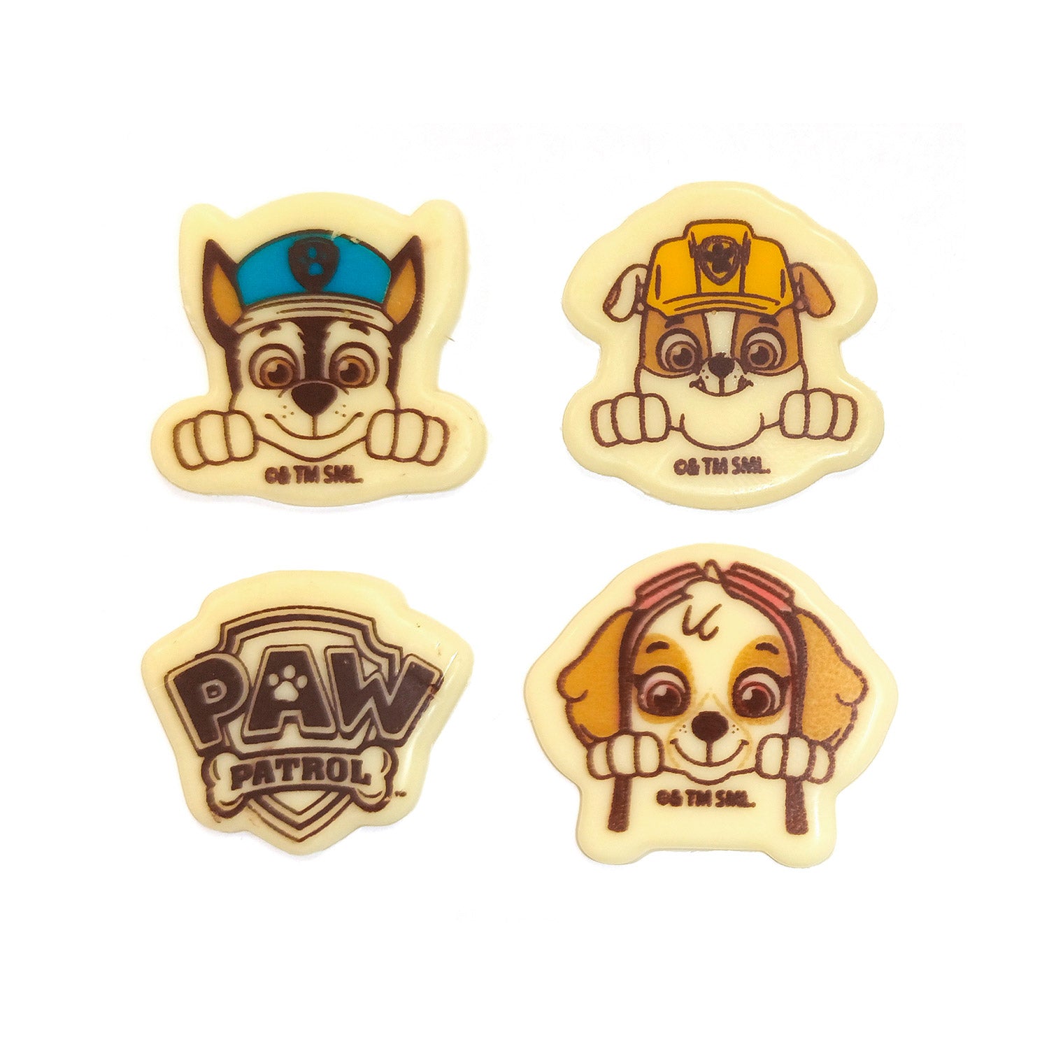 ASSORTITI PAW PATROL CIOCCOLATO BIANCO 27,5X31MM