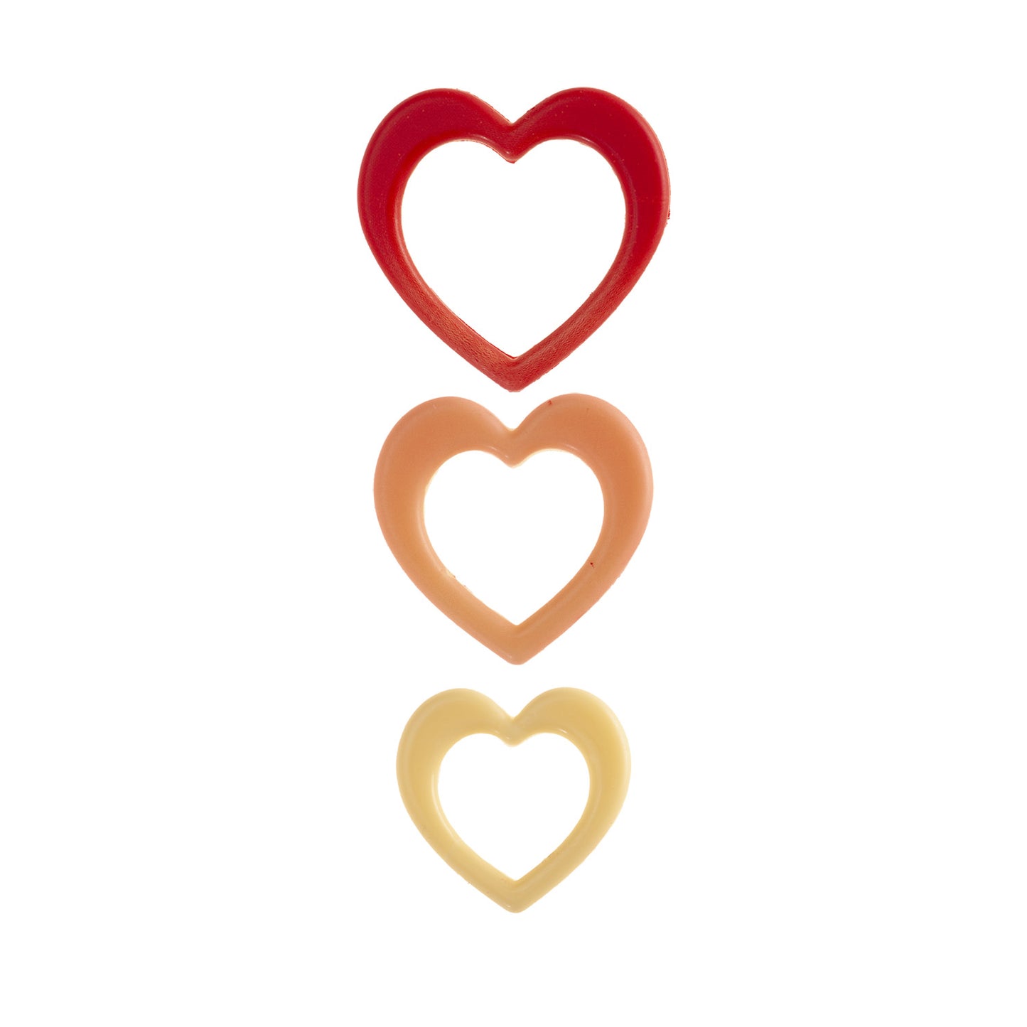 SURTIDO CORAZONES CHOCOLATE BLANCO 37-53MM