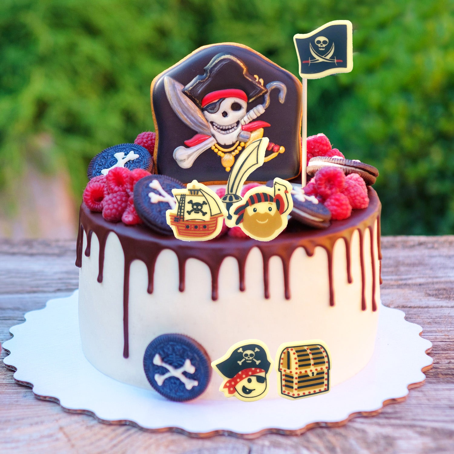 ASSORTIMENT DE PIRATES CHOCOLAT BLANC 39MM