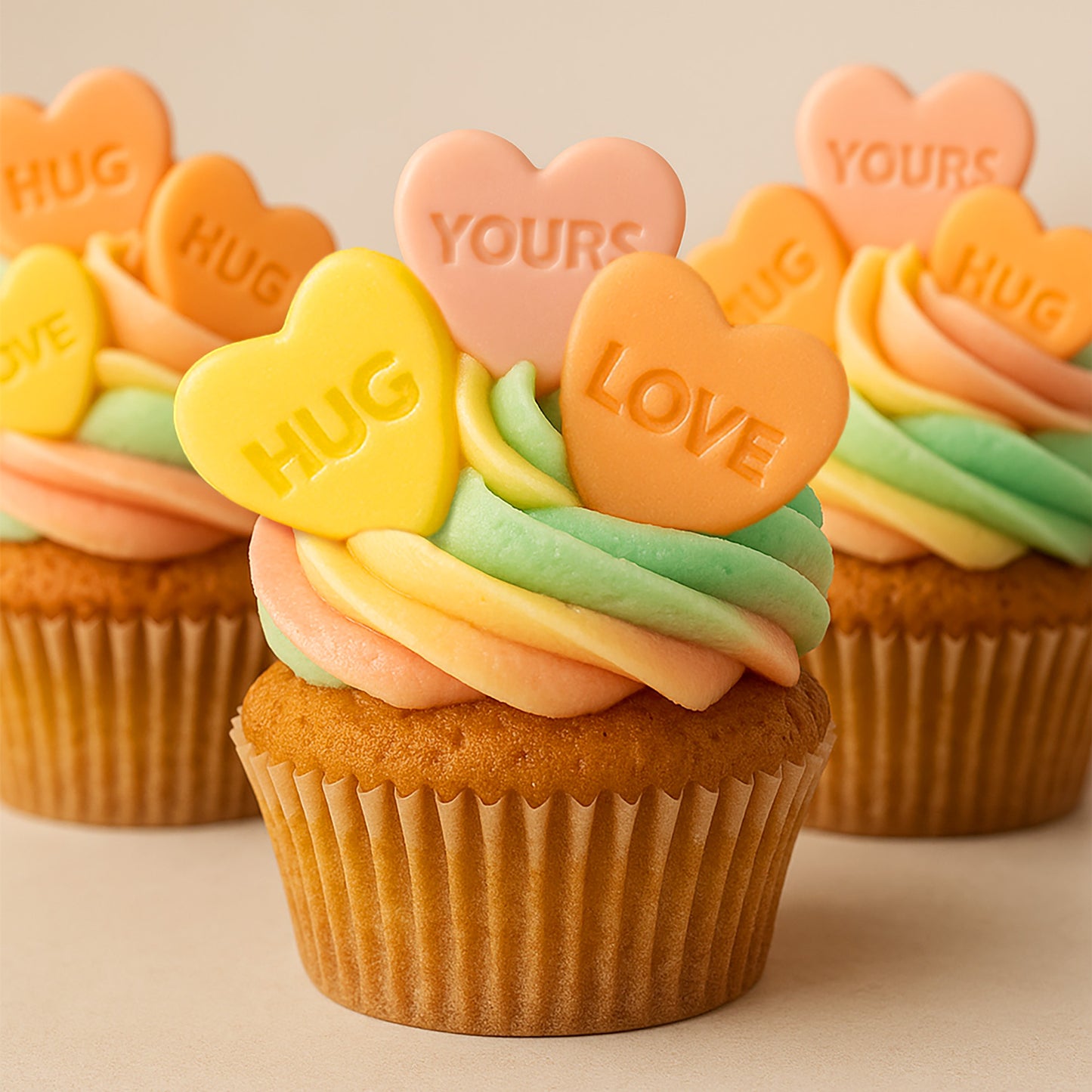 MESSAGGI D'AMORE A CUORE ASSORTITI Ø 27 MM