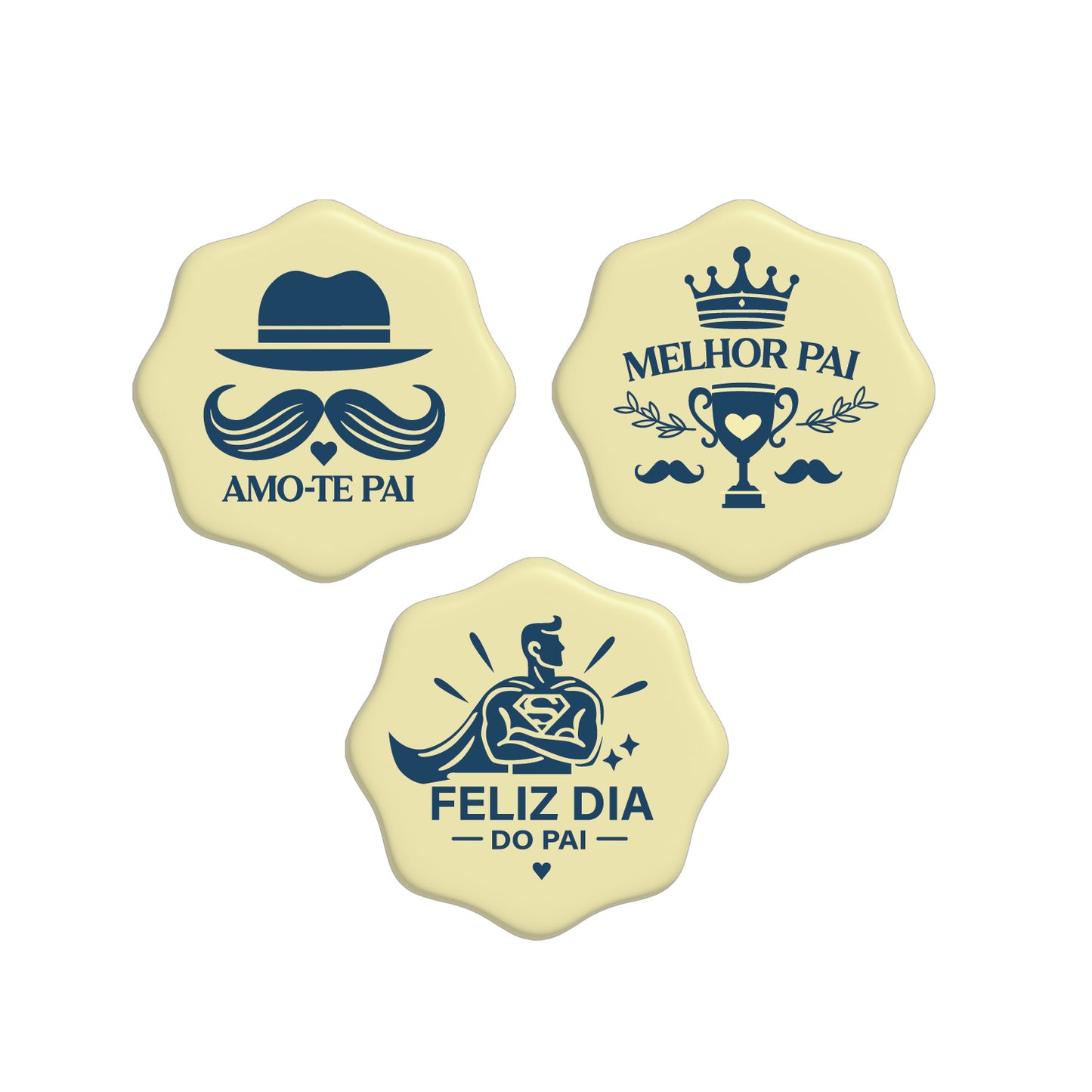 SIGNE DE LA FÊTE DES PÈRES AU CHOCOLAT BLANC PT 1