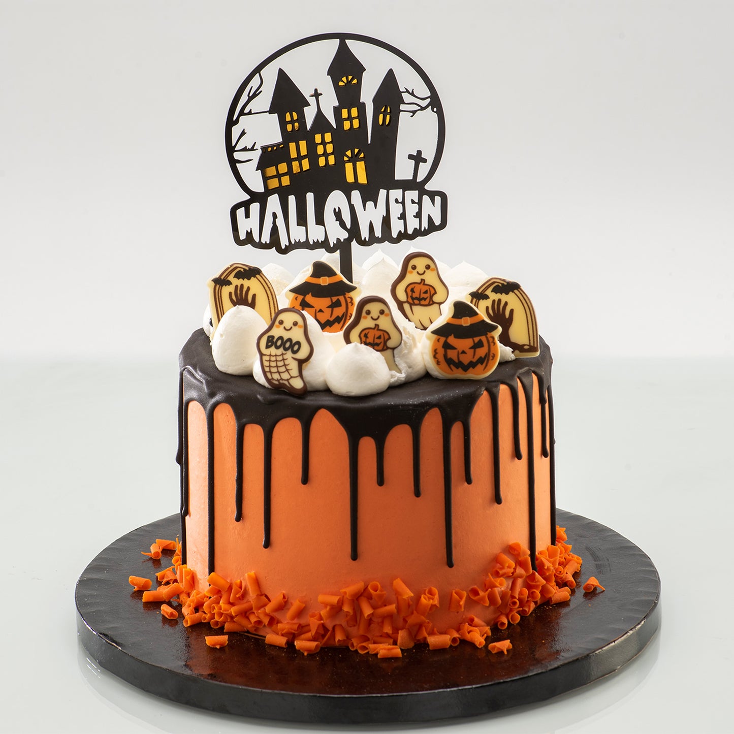 SURTIDO HALLOWEEN FANTASMAS, TUMBA Y CALABAZA - 32 UDS