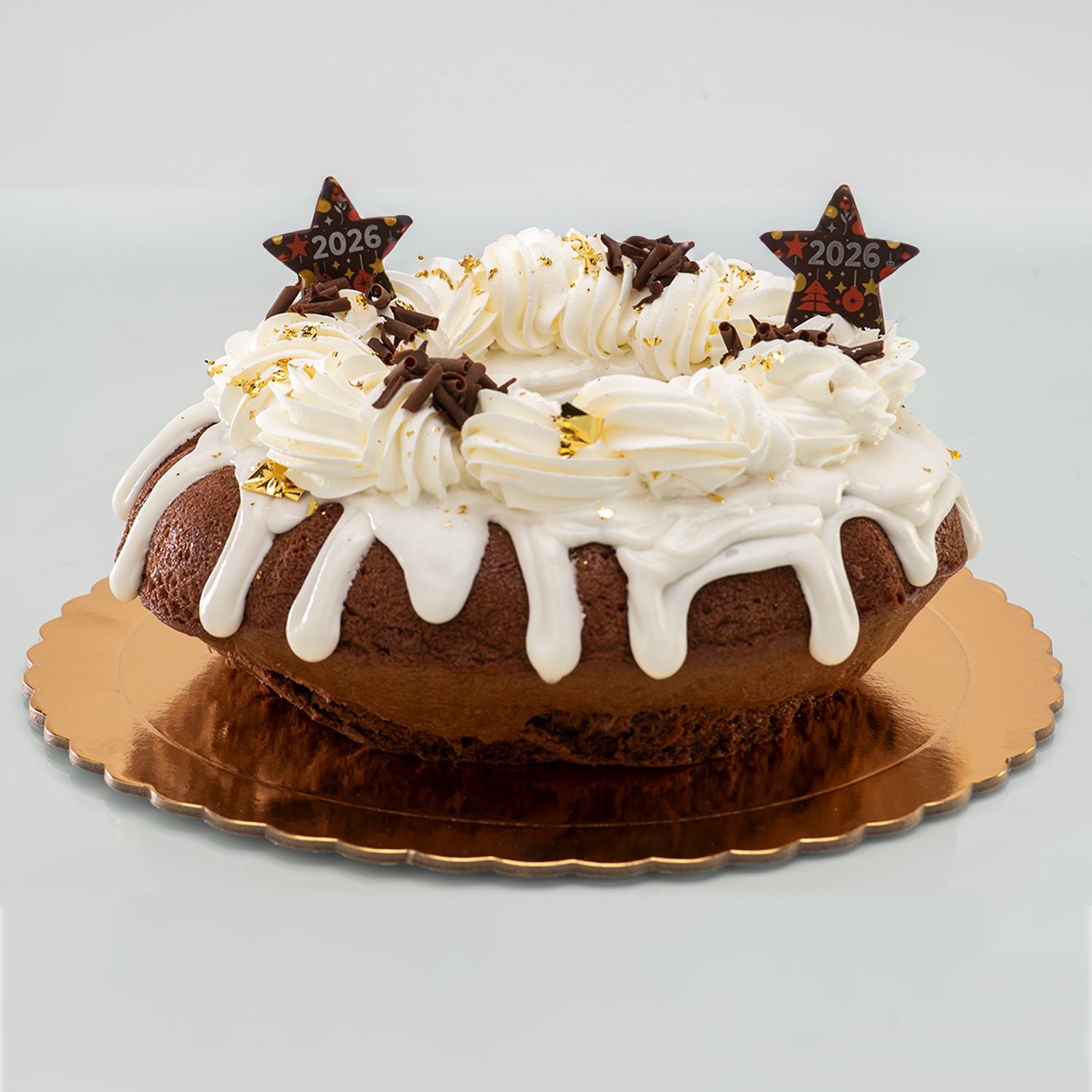 DECORACION CHOCOLATE ESTRELLA 2026 NAVIDAD - 84 UNIDADES